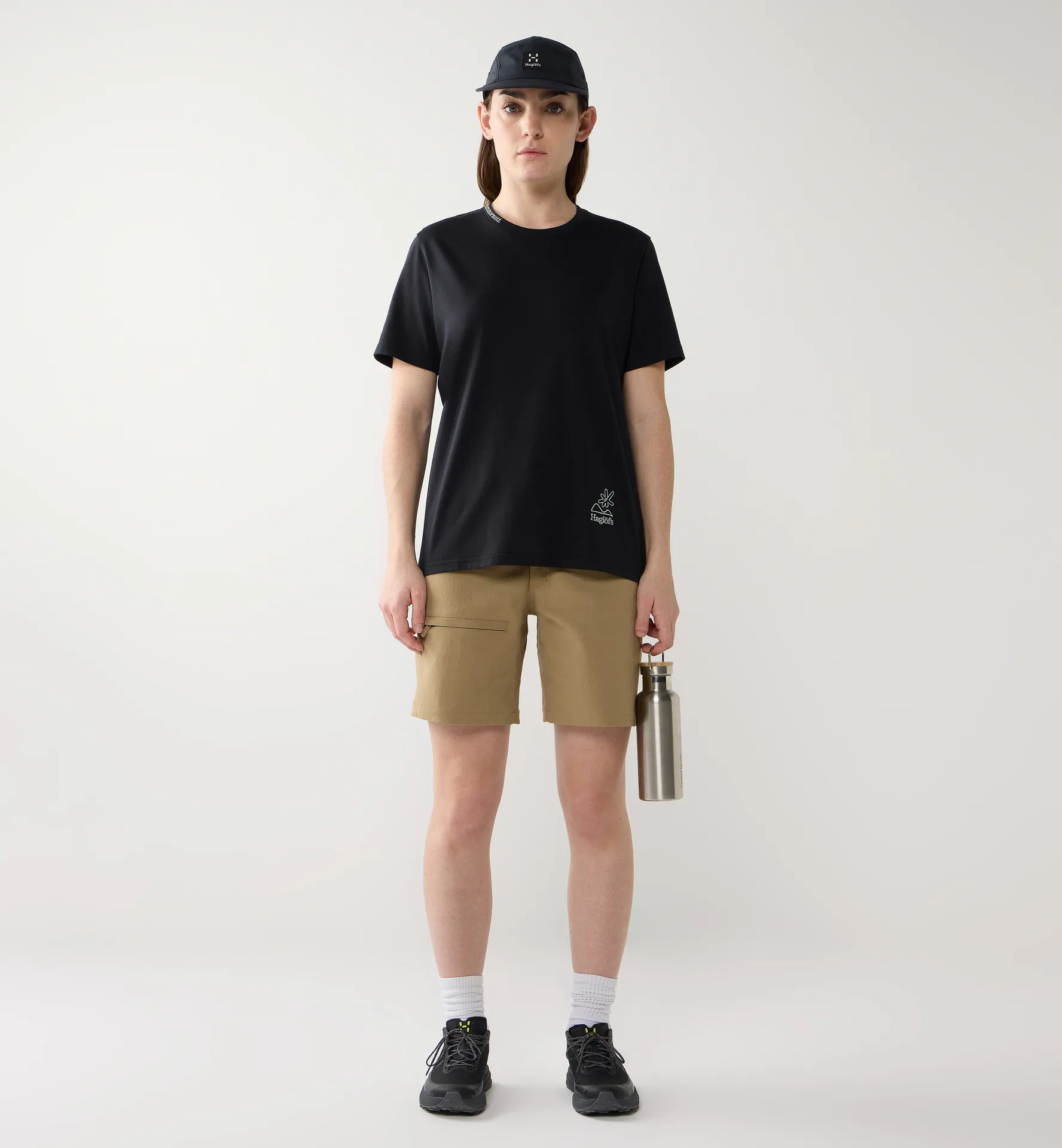Midnattssol Tee Women True Black