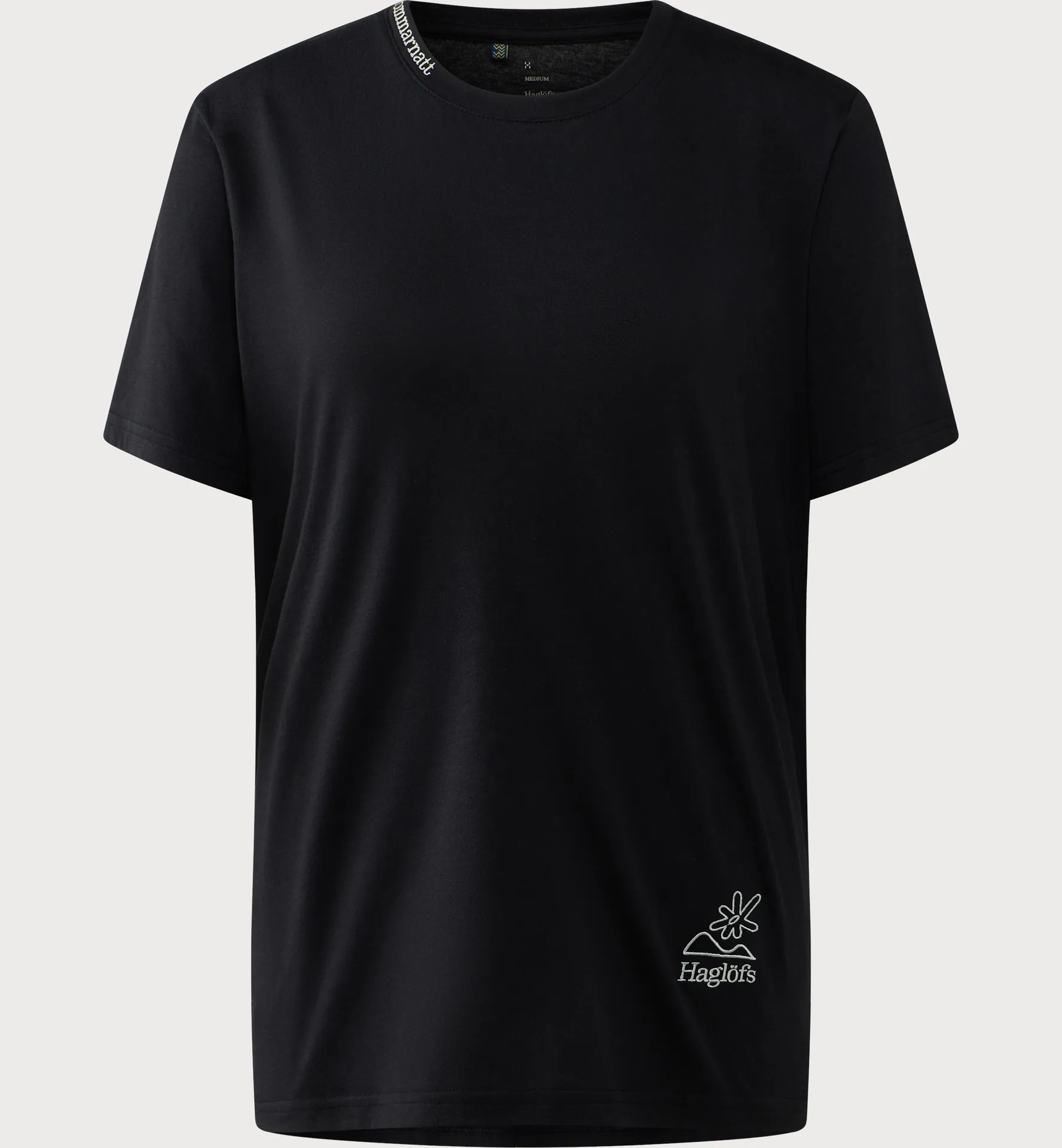Midnattssol Tee Women True Black