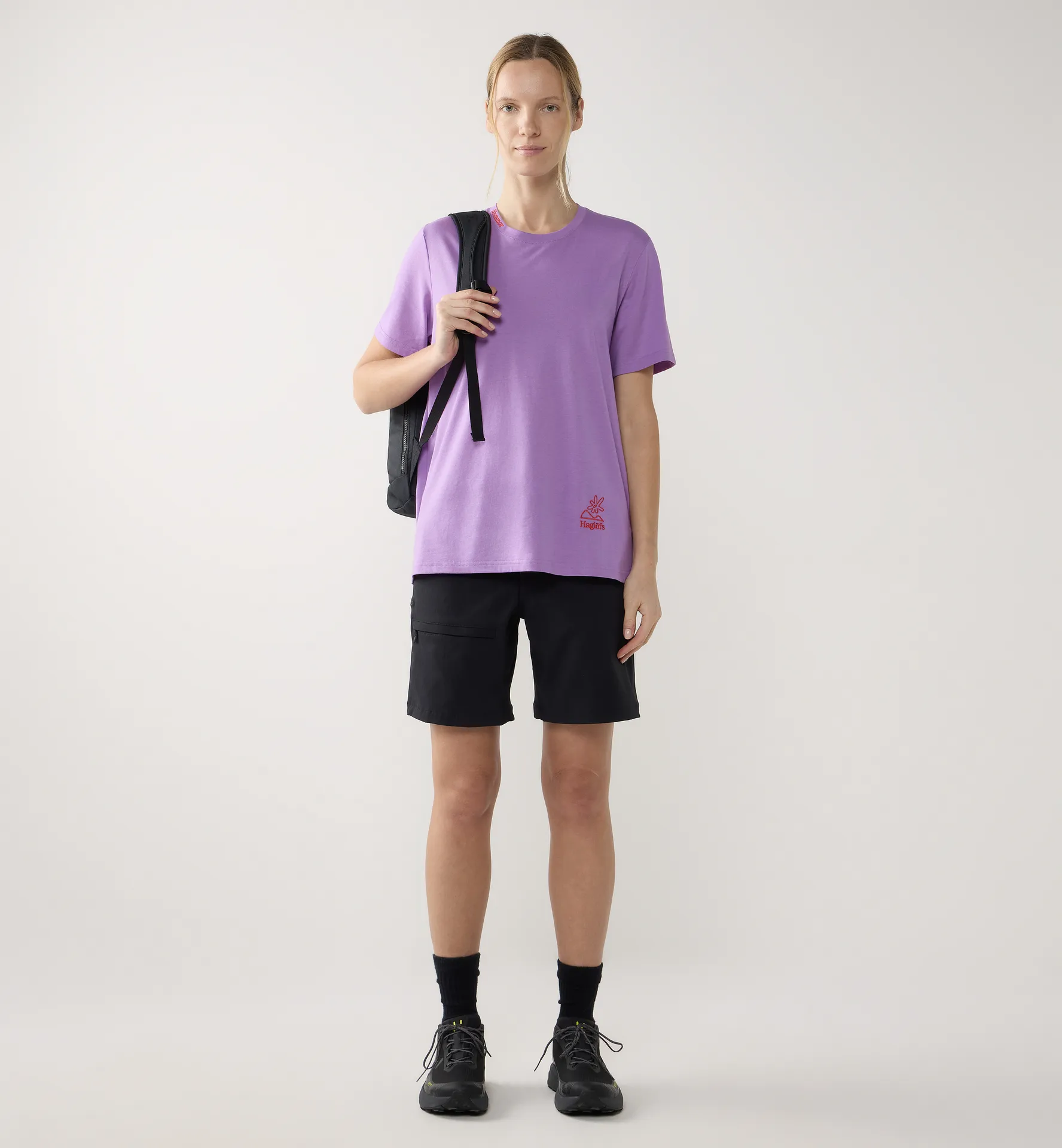 Midnattssol Tee Women Purple Ice