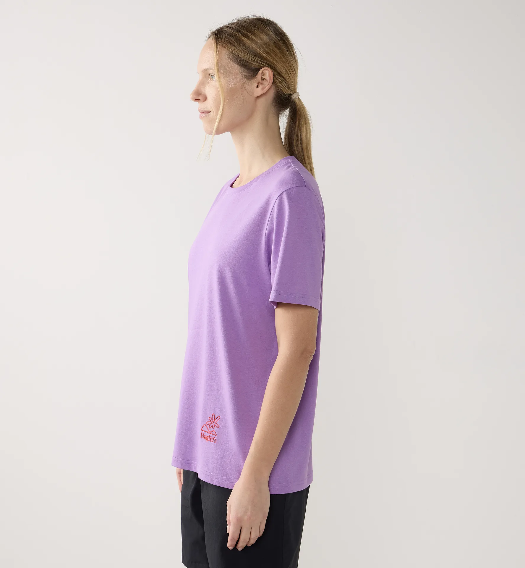 Midnattssol Tee Women Purple Ice