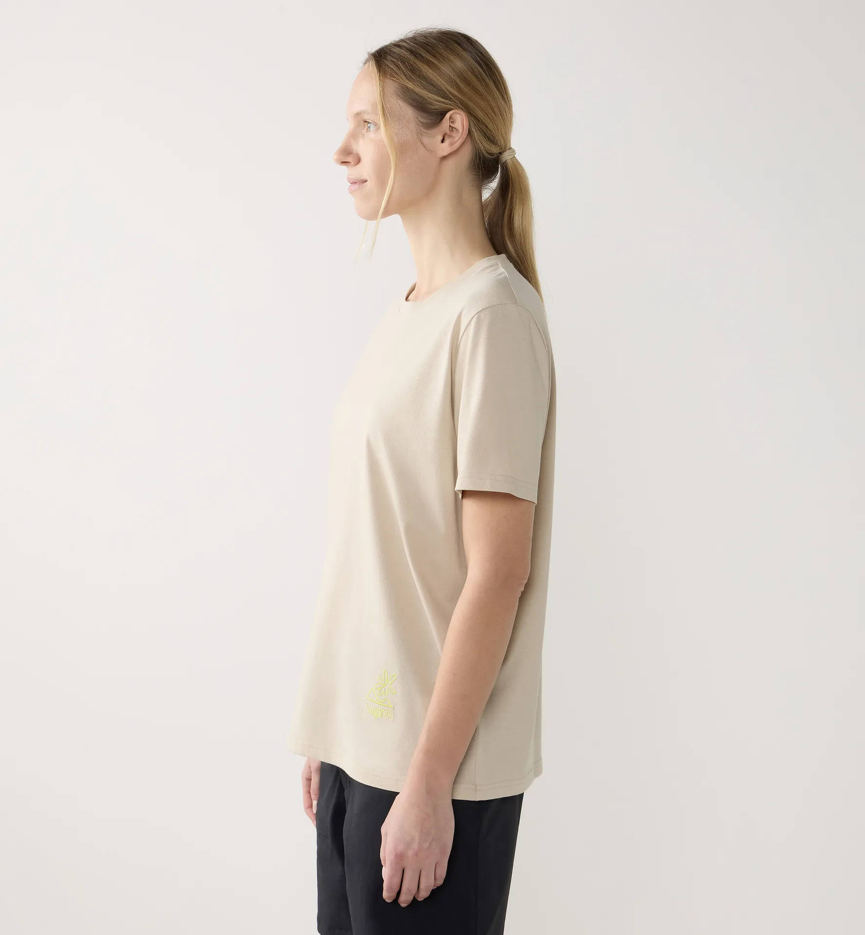 Midnattssol Tee Women Chalk Beige