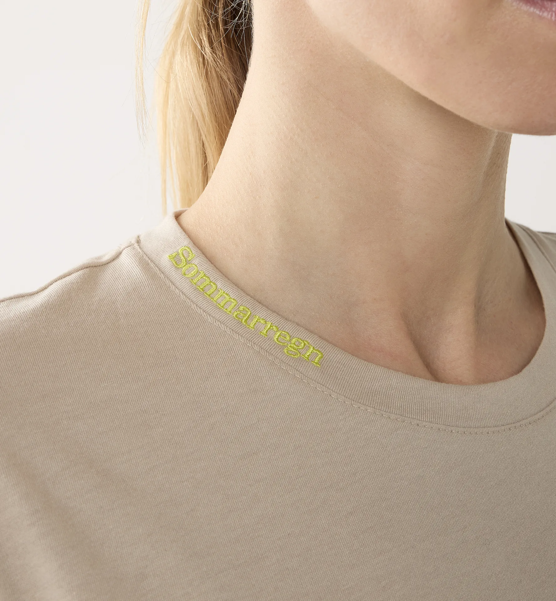 Midnattssol Tee Women Chalk Beige