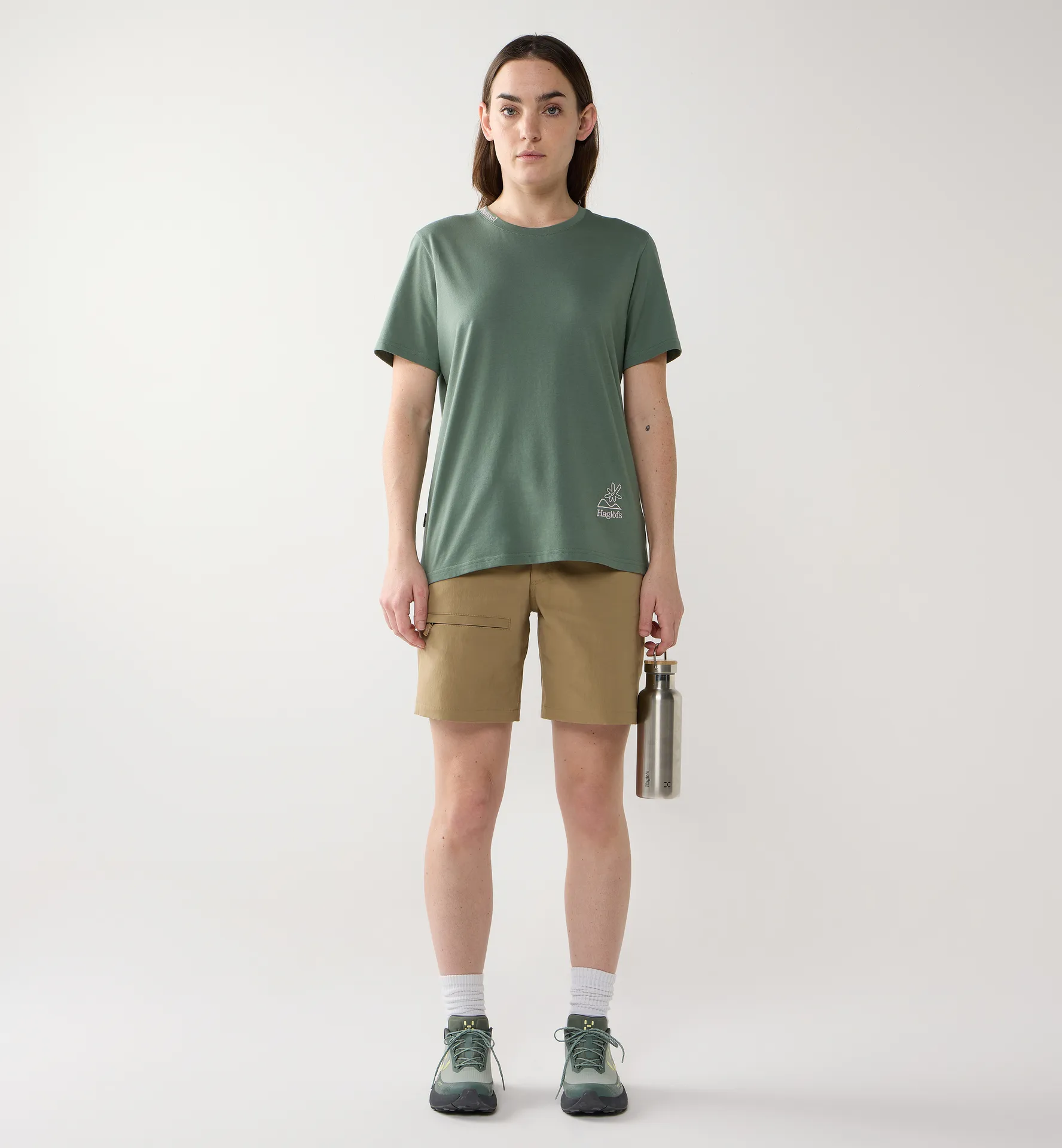 Midnattssol Tee Women Chlorophyll Green