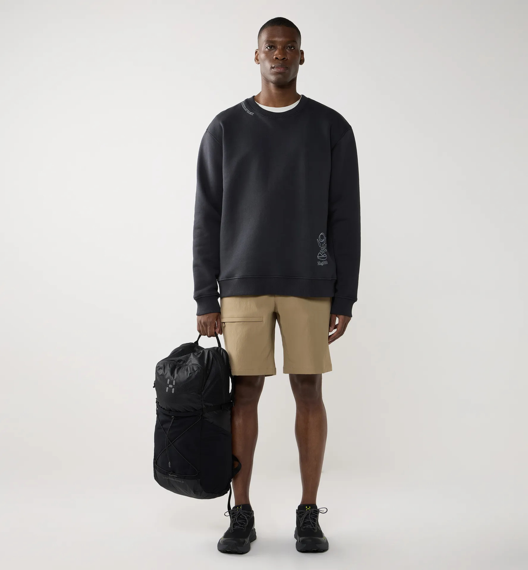 Midnattssol Crewneck Men True Black