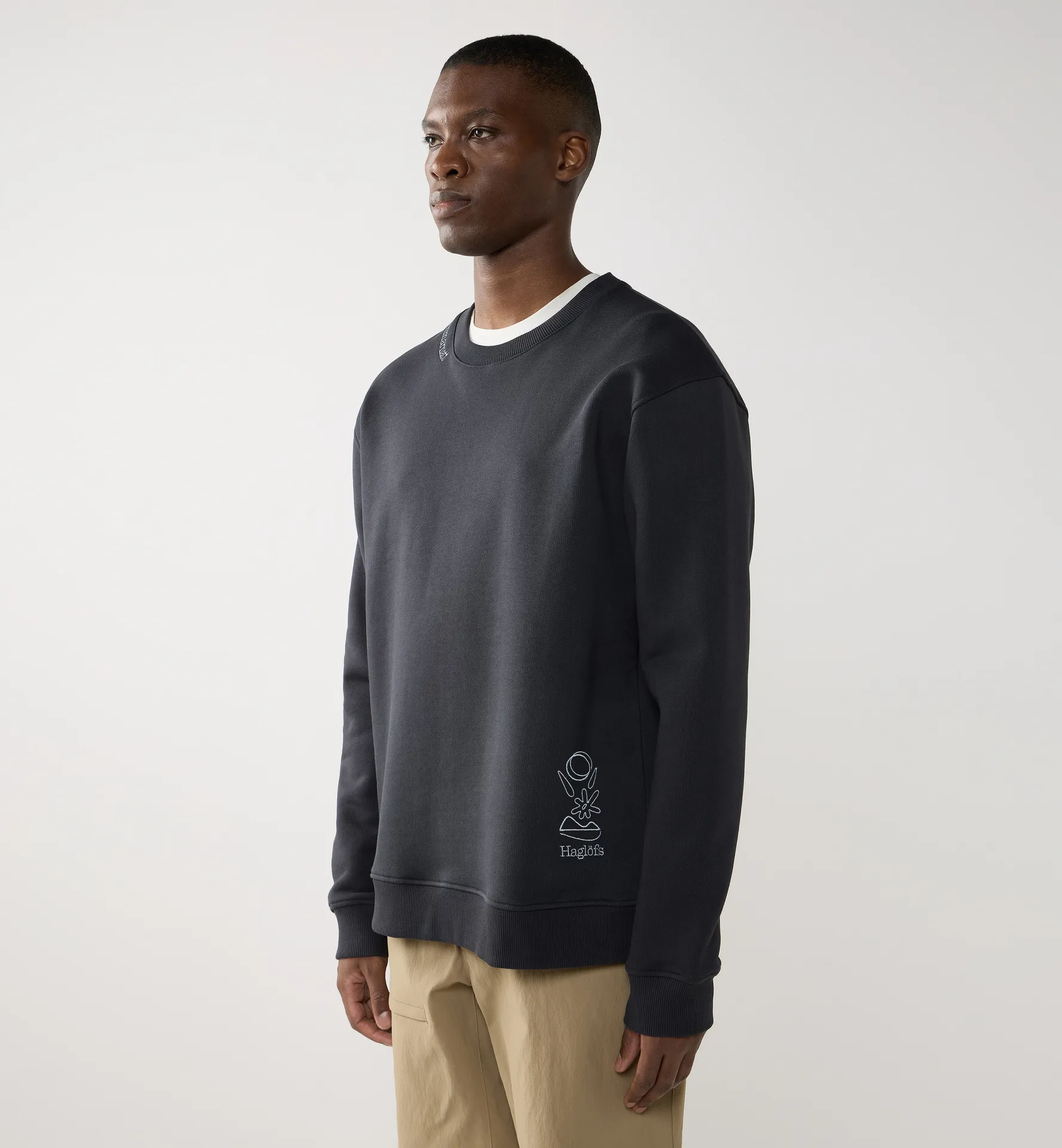 Midnattssol Crewneck Men True Black