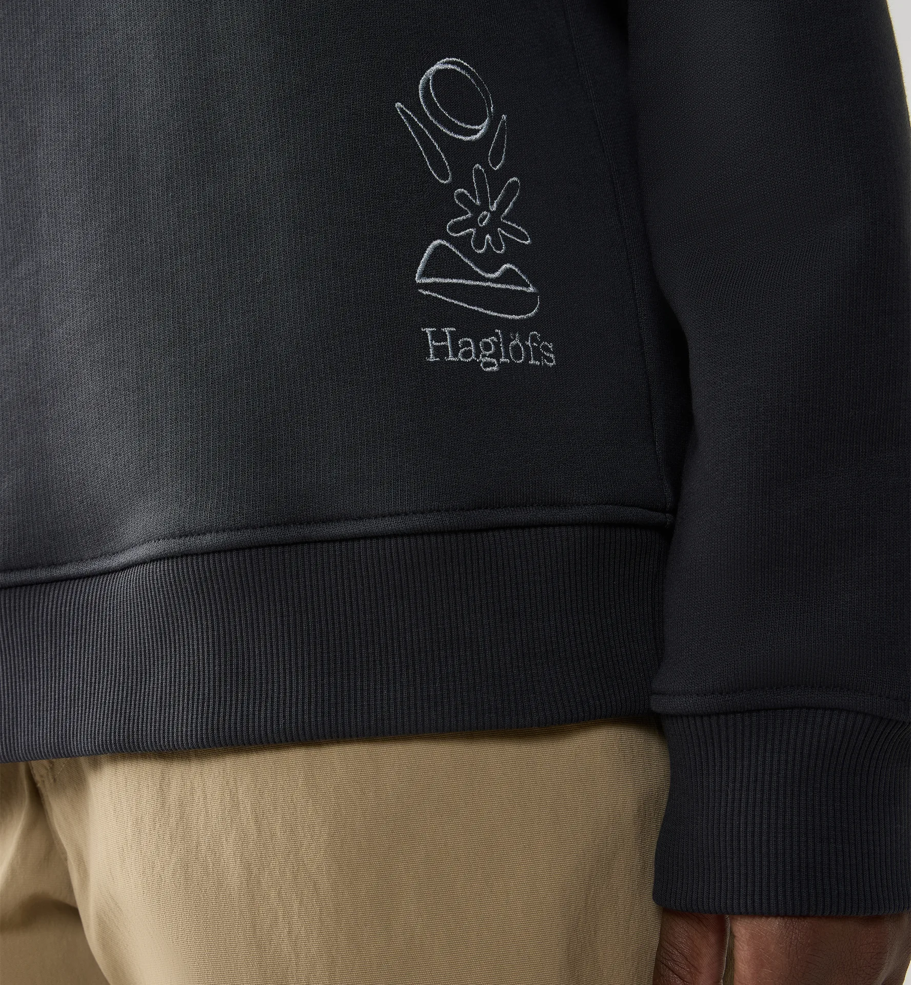 Midnattssol Crewneck Men True Black