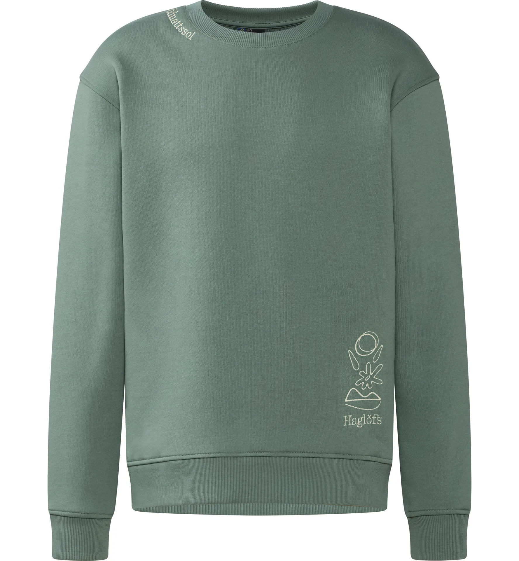 Midnattssol Crewneck Men Chlorophyll Green