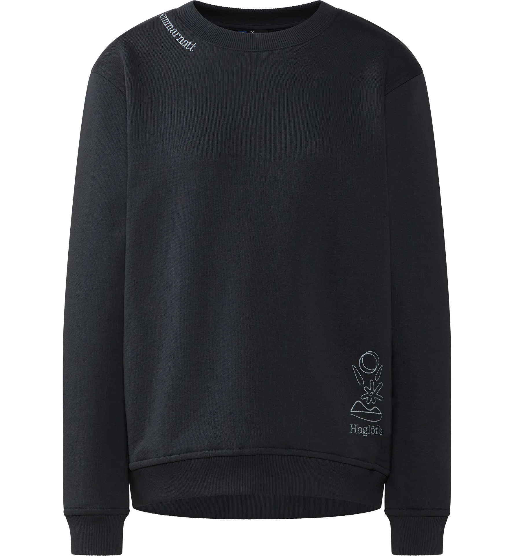 Midnattssol Crewneck Women True Black