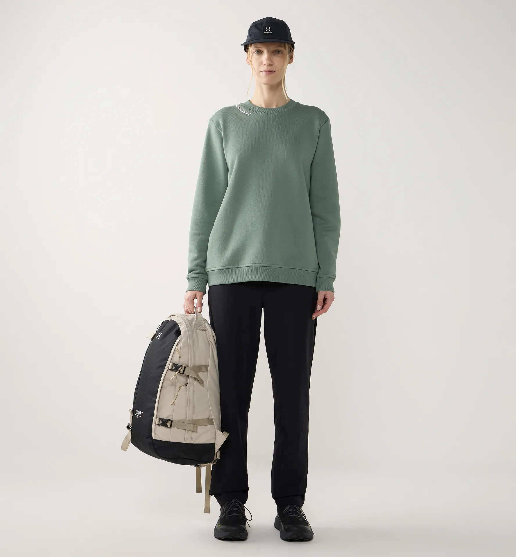 Midnattssol Crewneck Women Chlorophyll Green