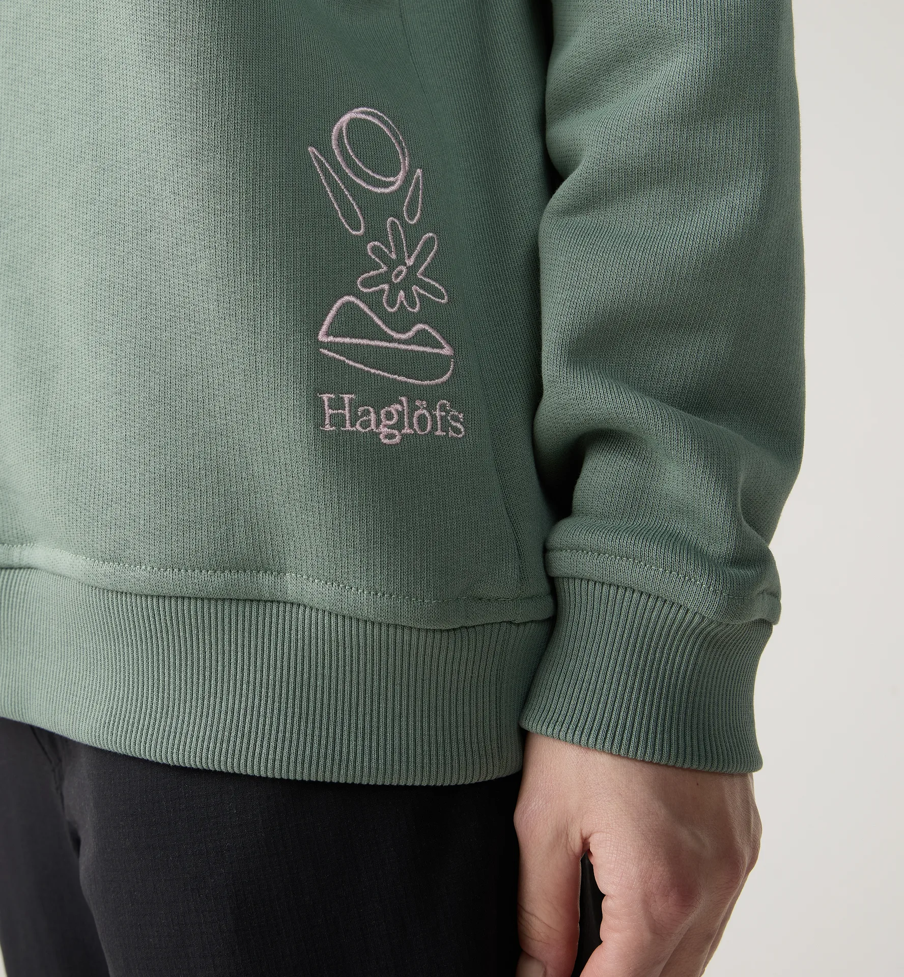 Midnattssol Crewneck Women Chlorophyll Green