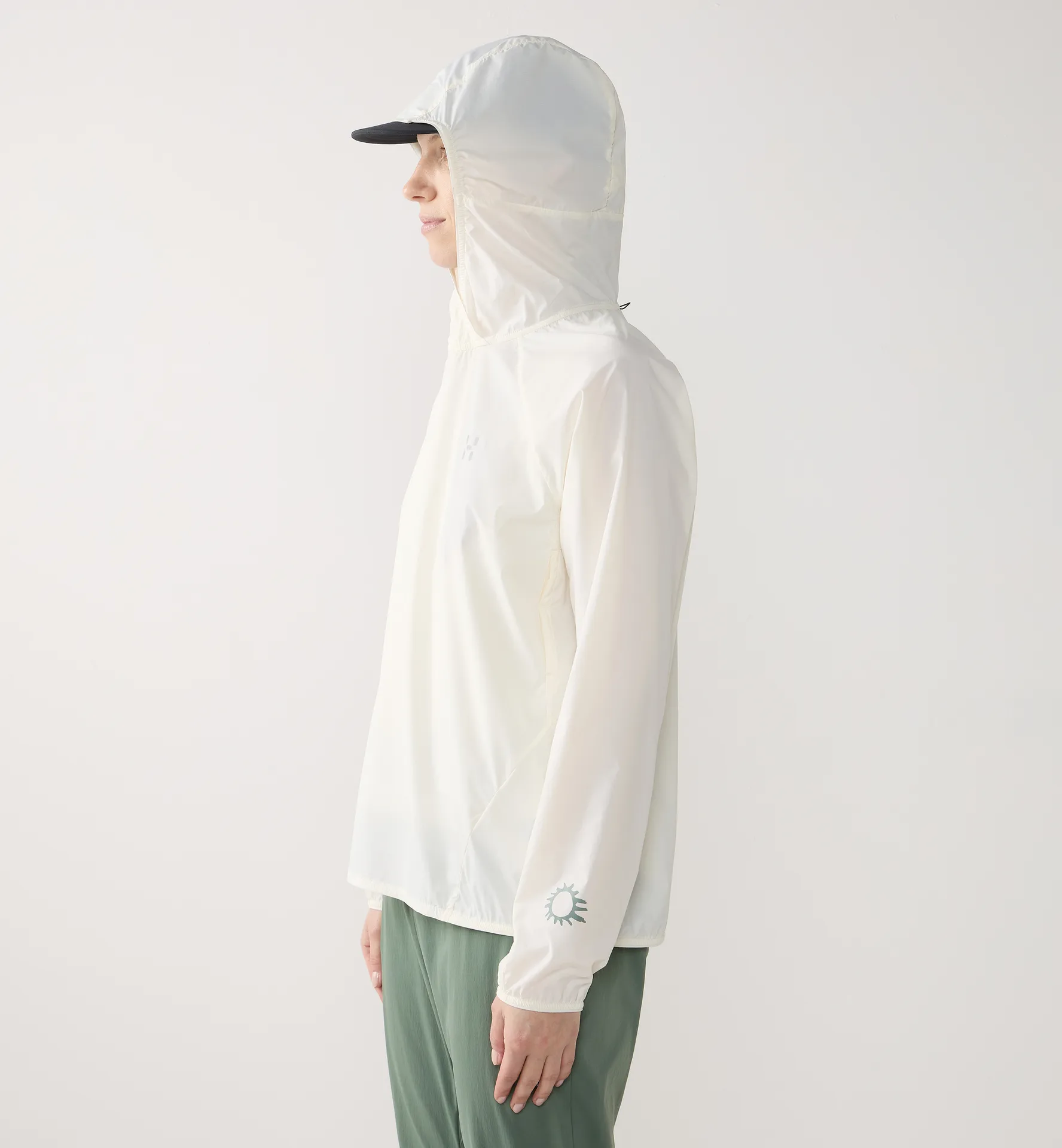 Midnattssol Sunpack Hoodie Women Soft White