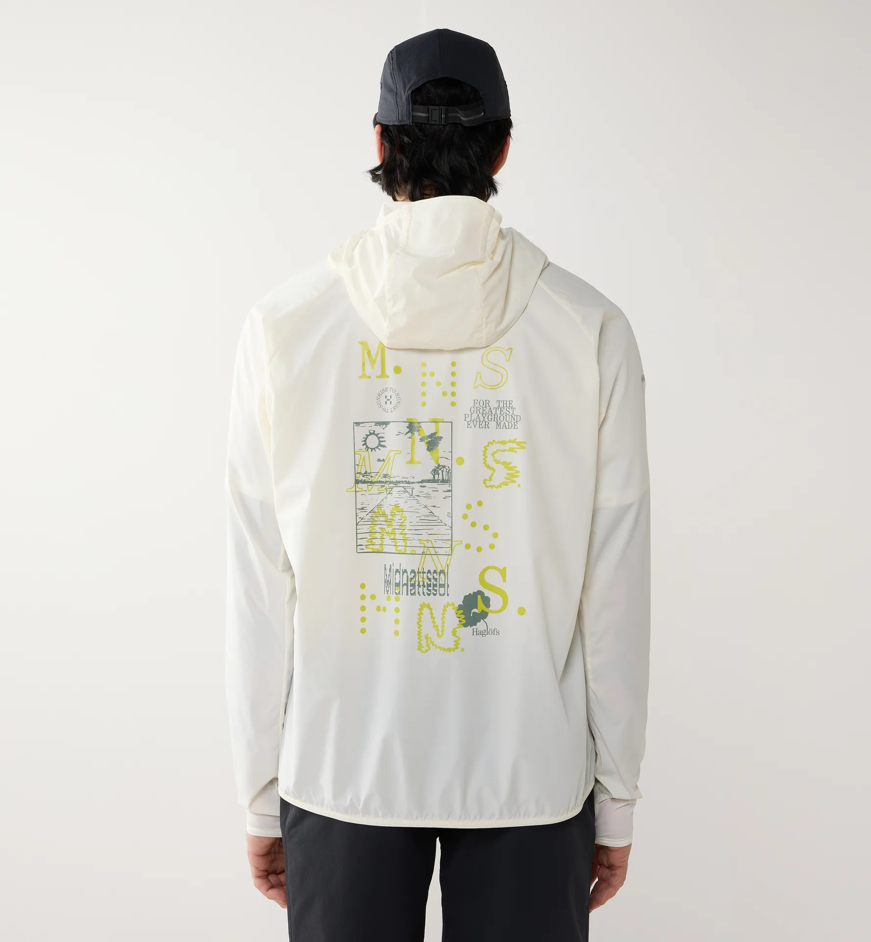Midnattssol Sunpack Hoodie Men Soft White