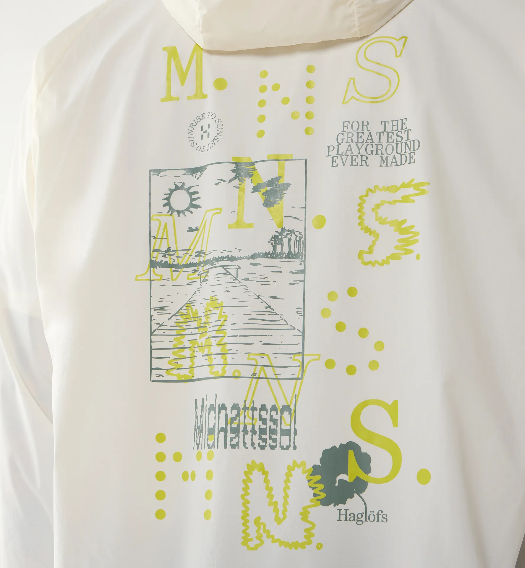Midnattssol Sunpack Hoodie Men Soft White