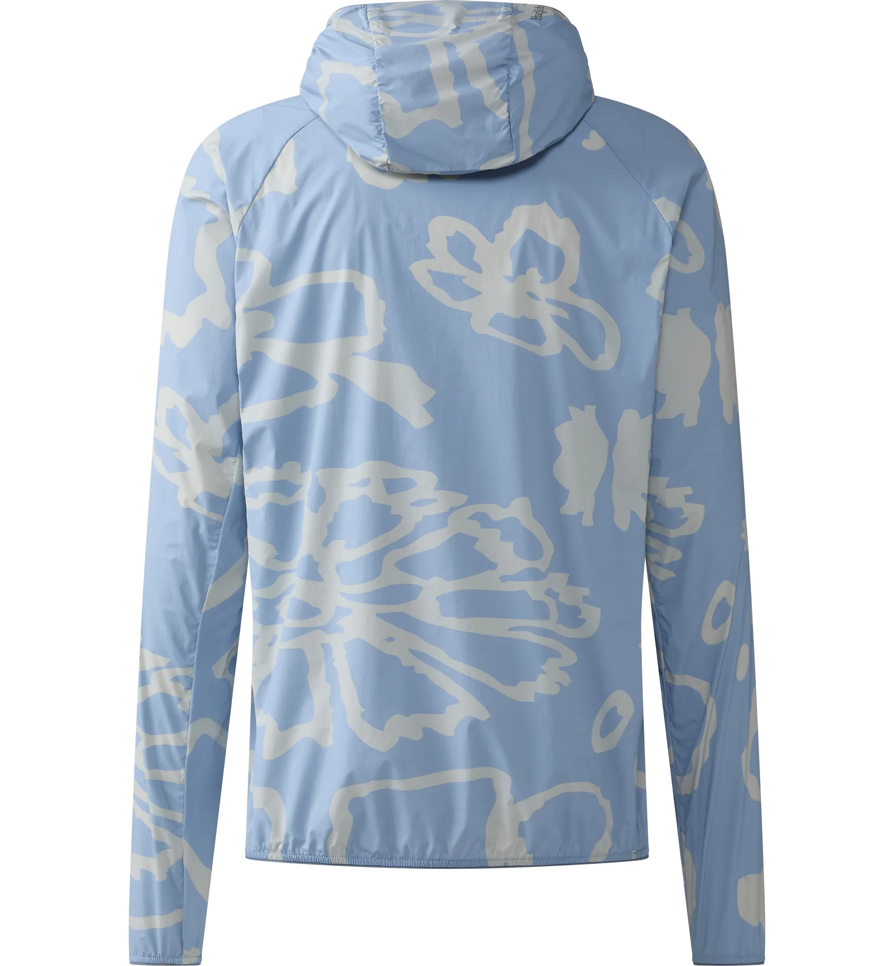 Midnattssol Sunpack Hoodie Men Blue Abstract Floral