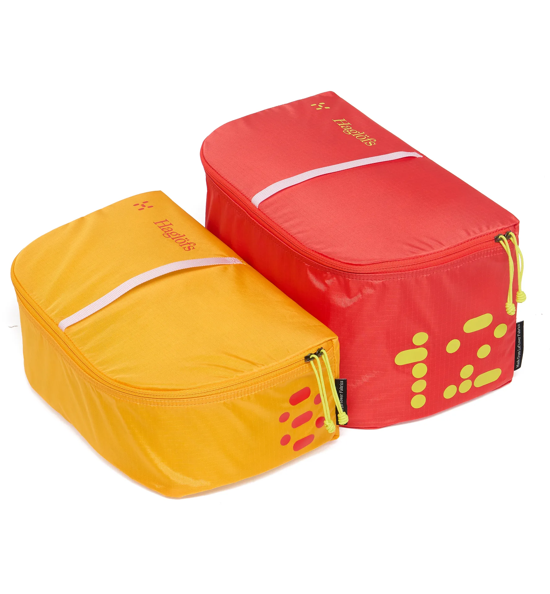 LO Packing cubes Poppy Red and Sunny Yellow