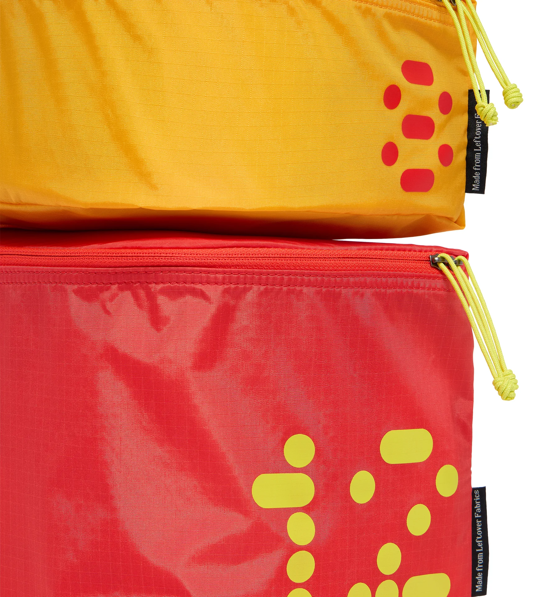 LO Packing cubes Poppy Red and Sunny Yellow
