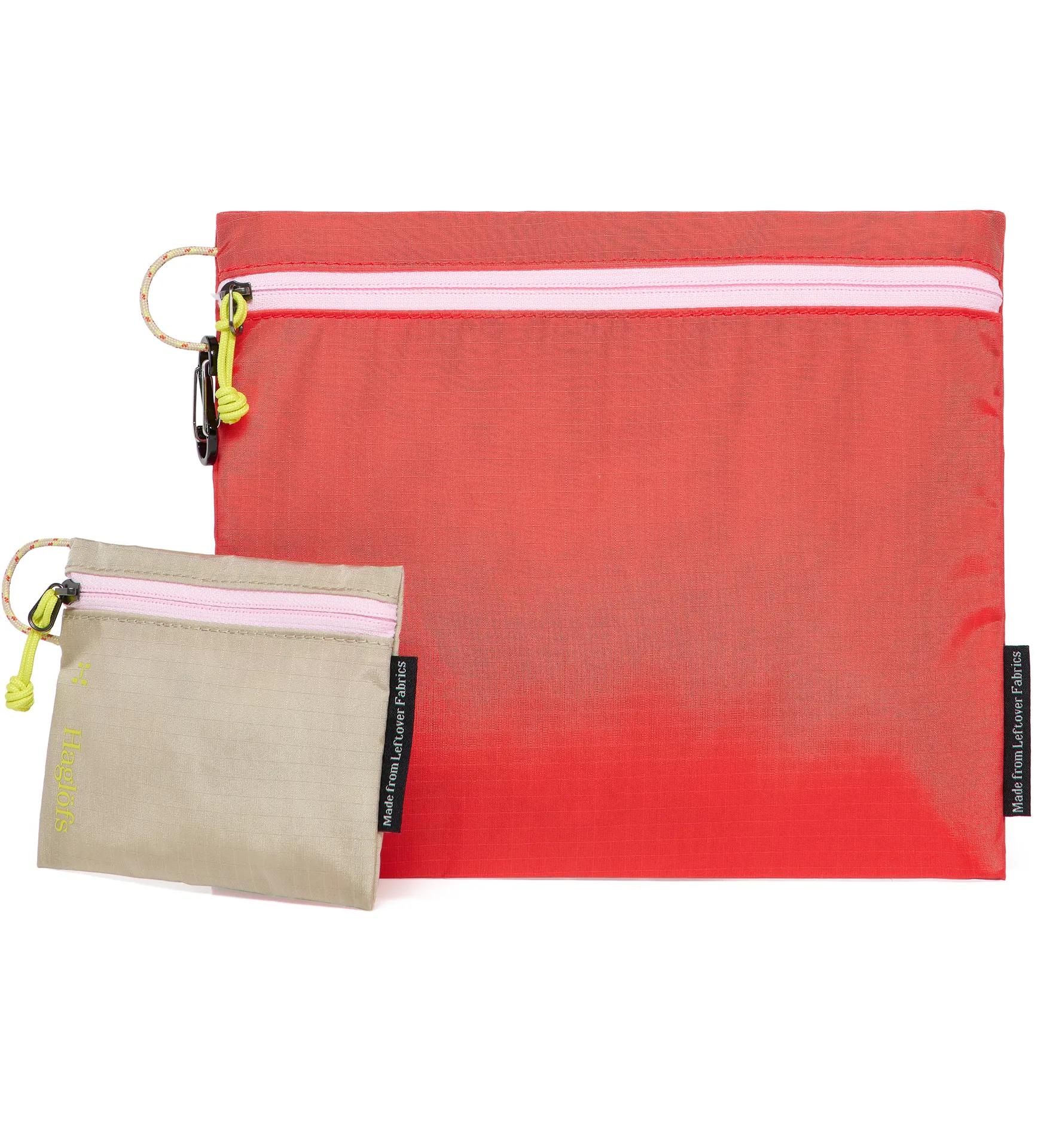 LO Wallets Poppy Red and Chalk Beige