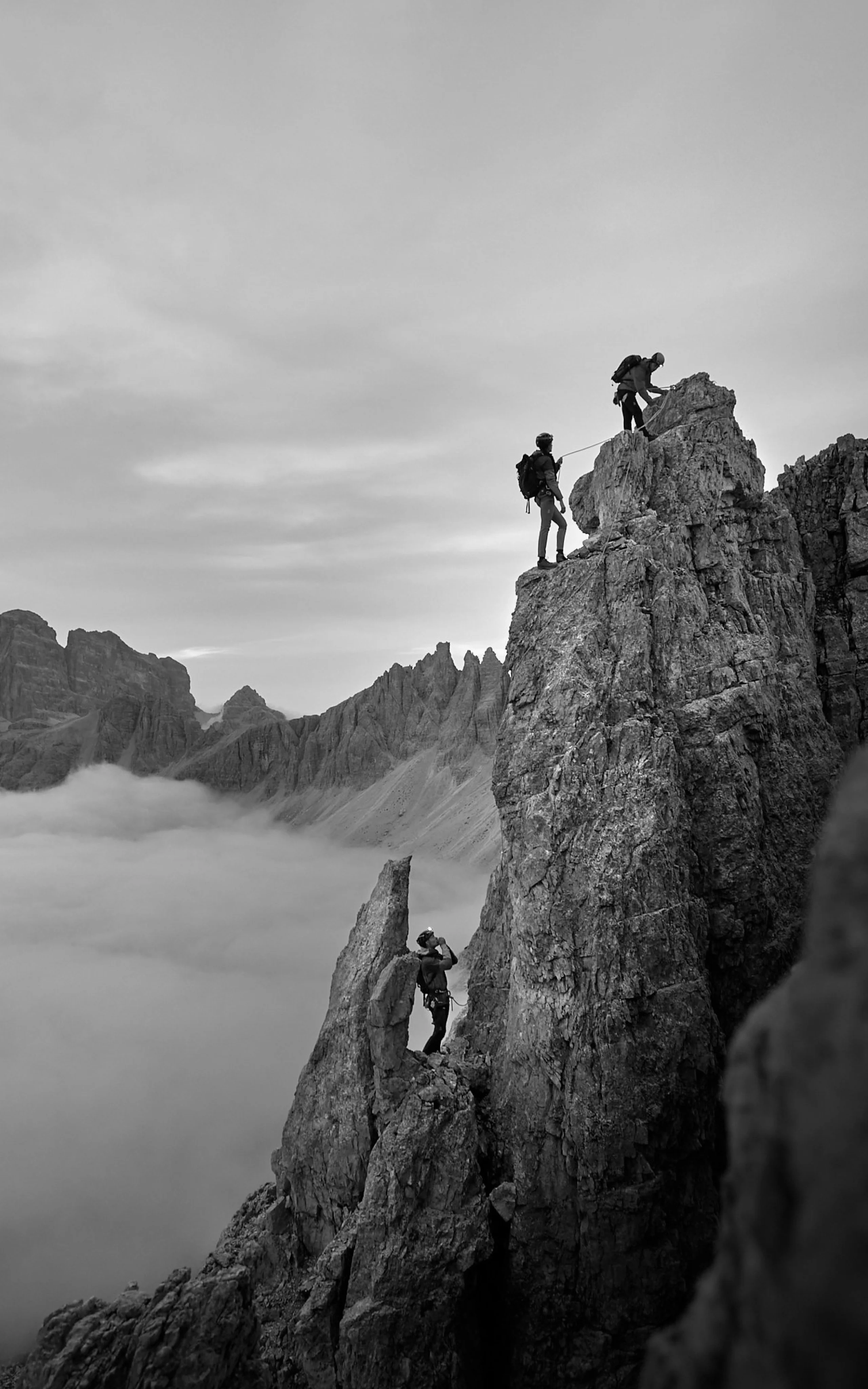 Washing off the green Climbing a mountain