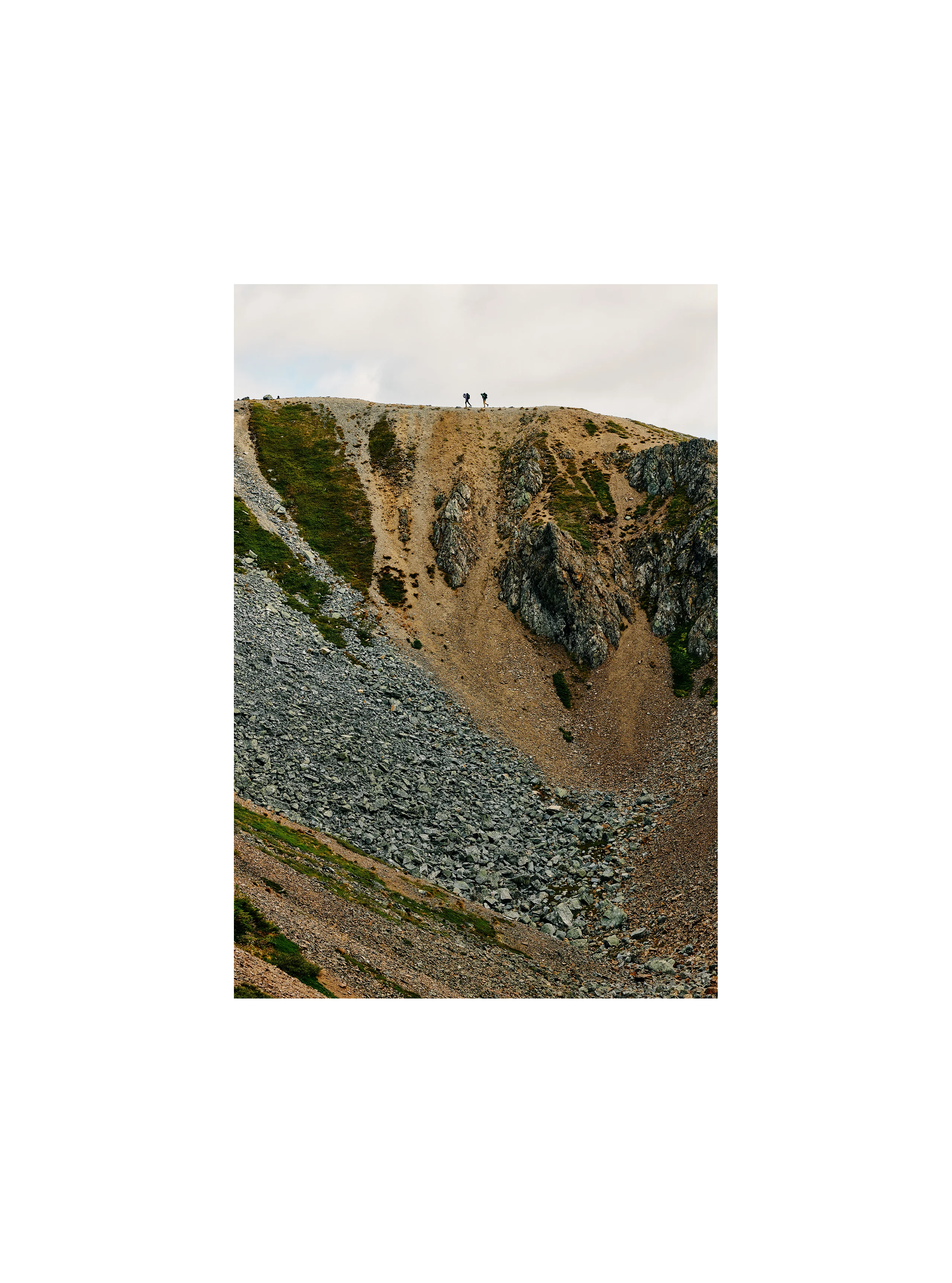 Haglöfs Hiking on mountain ridge