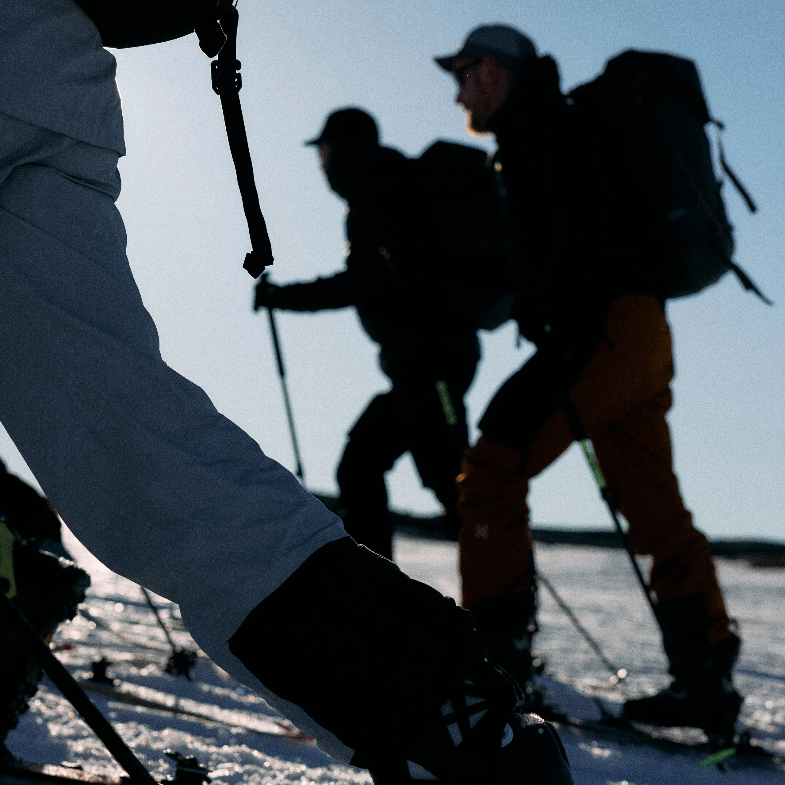 Haglöfs Ski camp Touring together