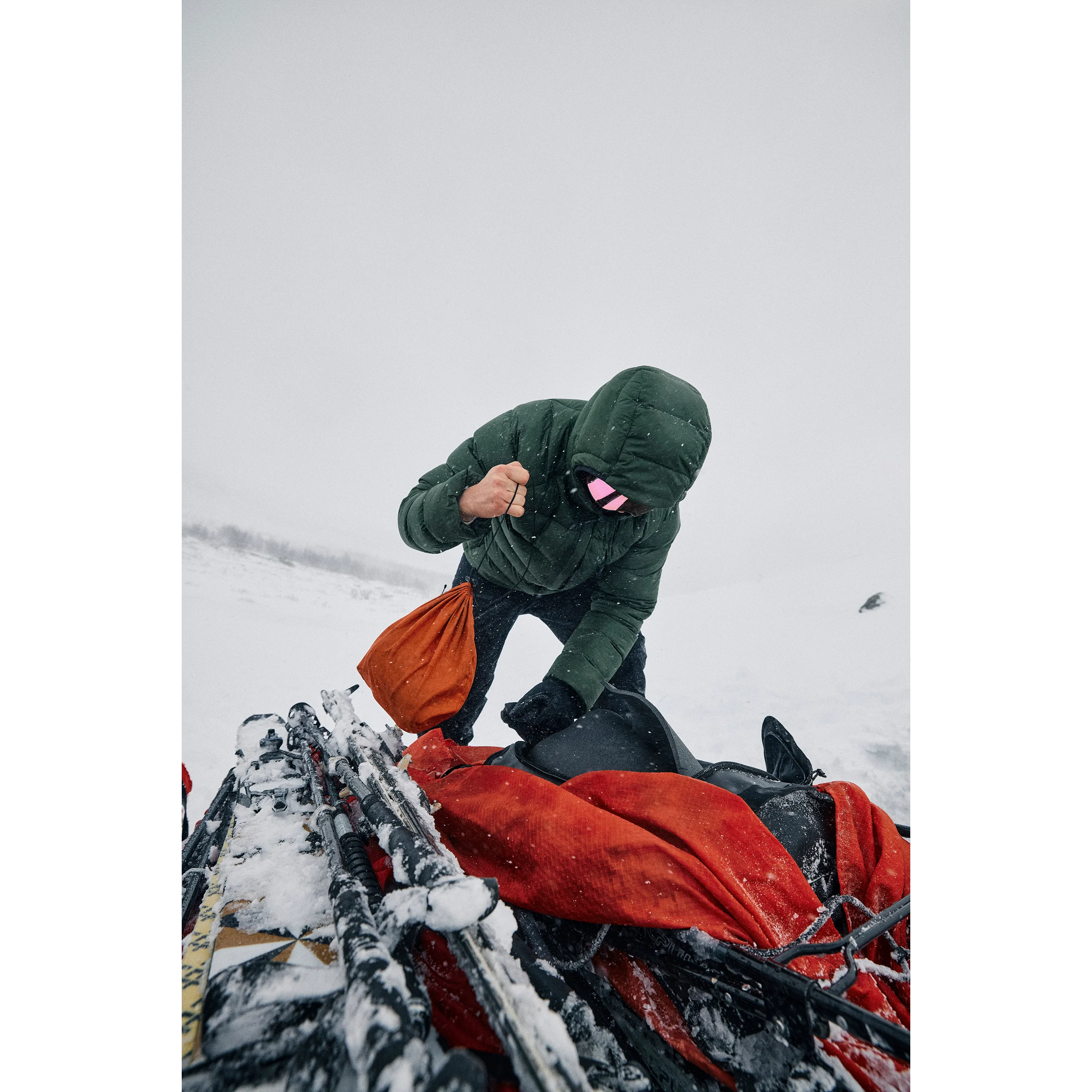 Haglöfs FW26 Insulation Warmth is everything Caught in a snowstorm