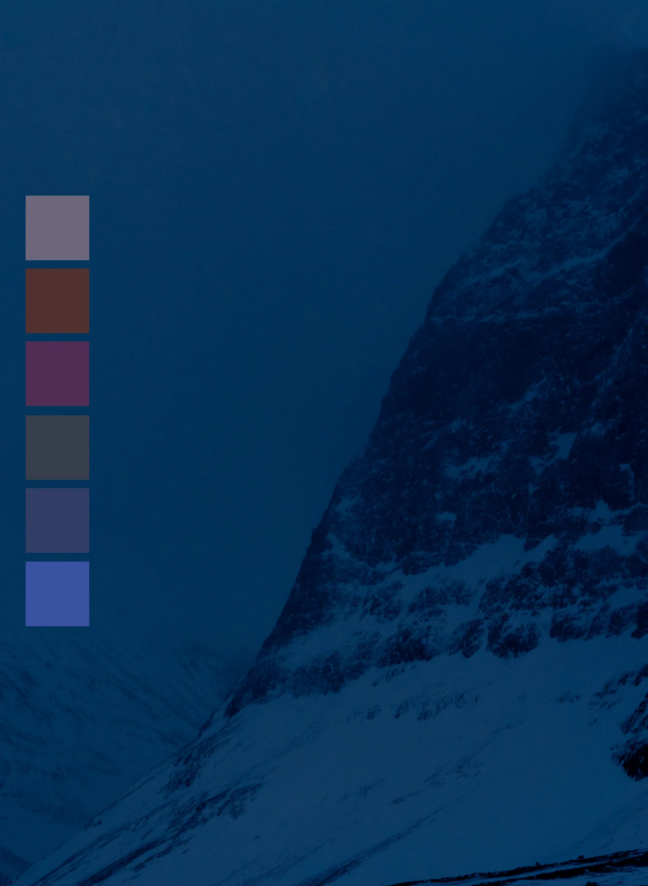 Haglöfs Color story | Fall/winter 2026 Arctic line