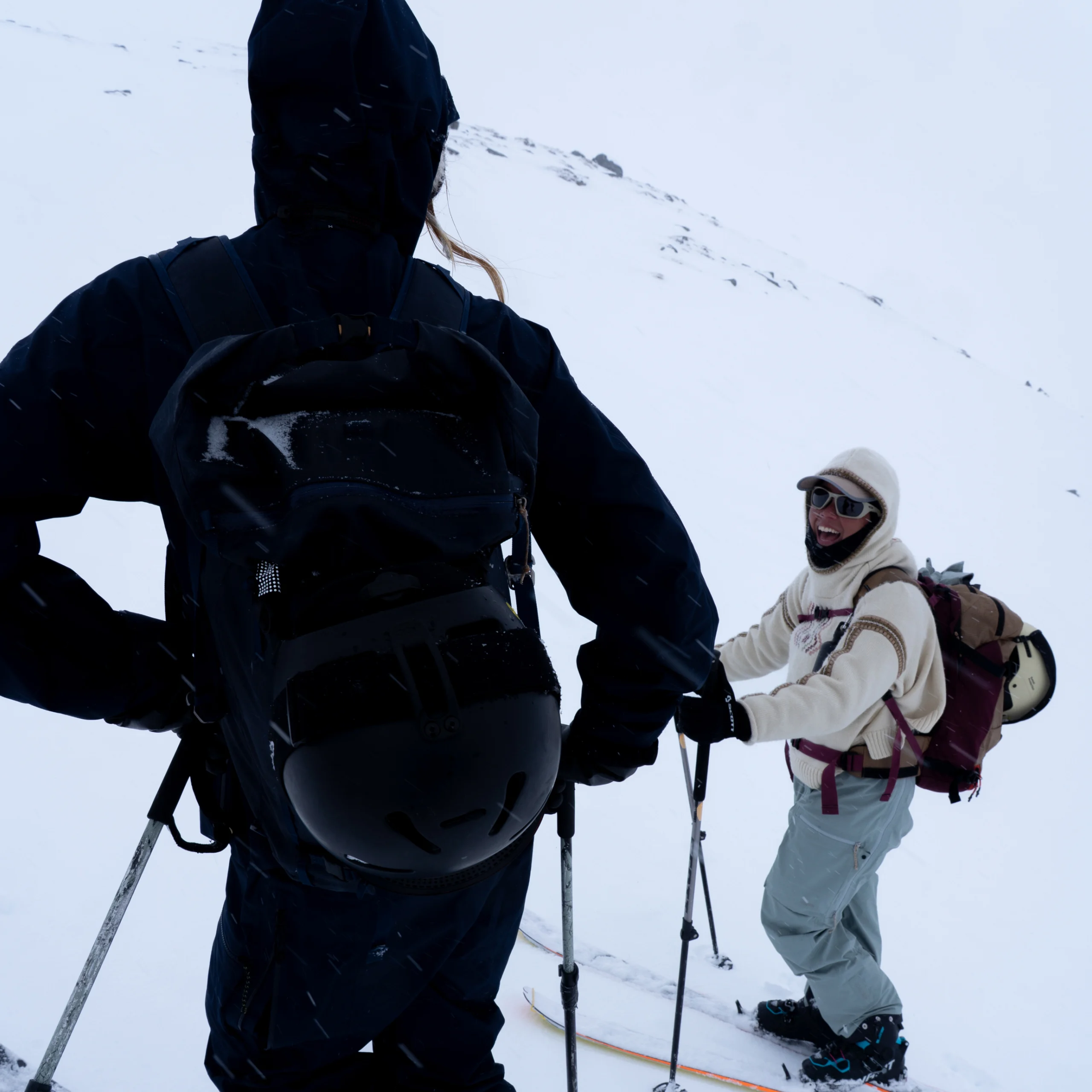 Haglöfs SS27 Ski camp Touring together