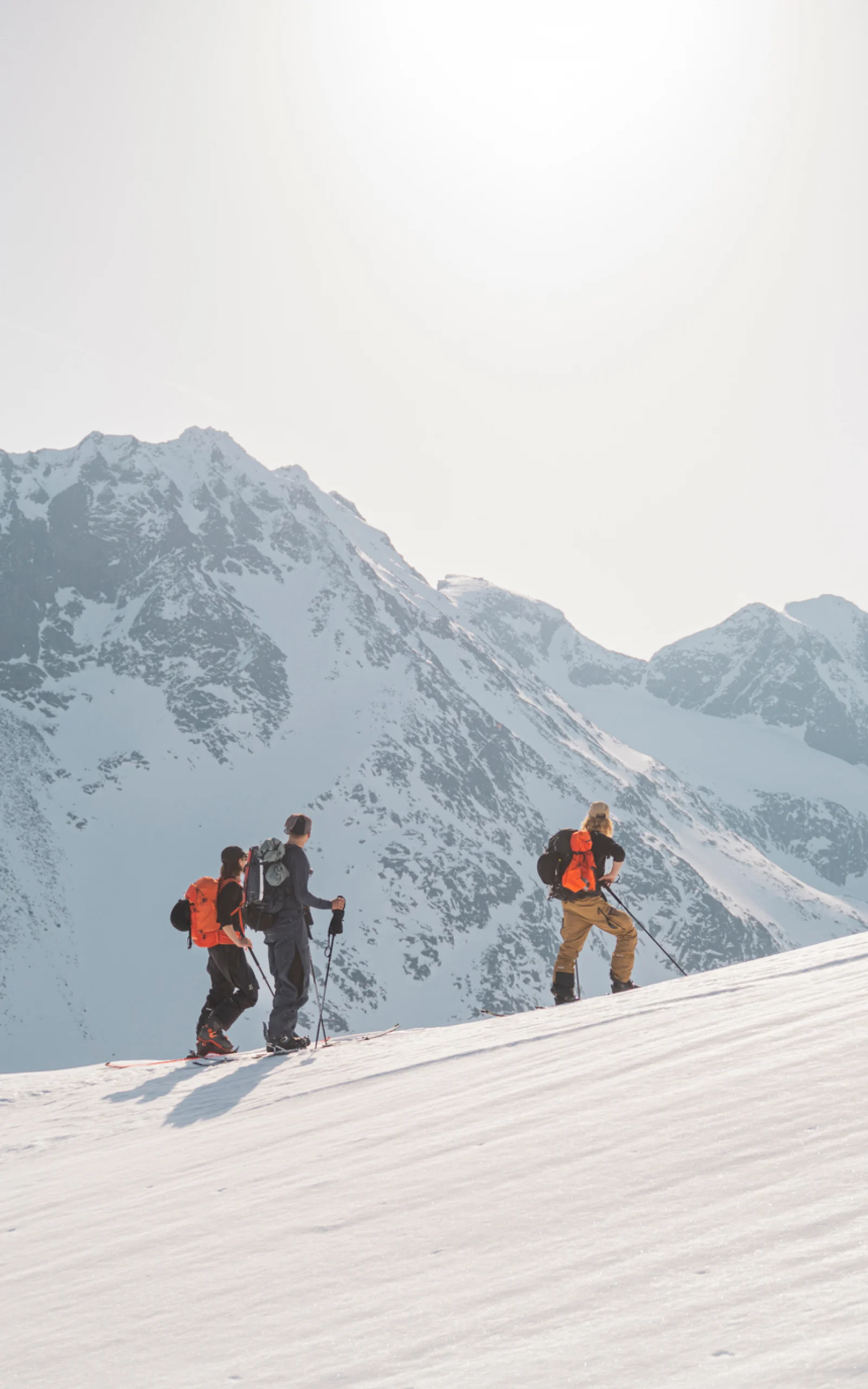 Haglöfs Midlayer Skiing in the sunshine