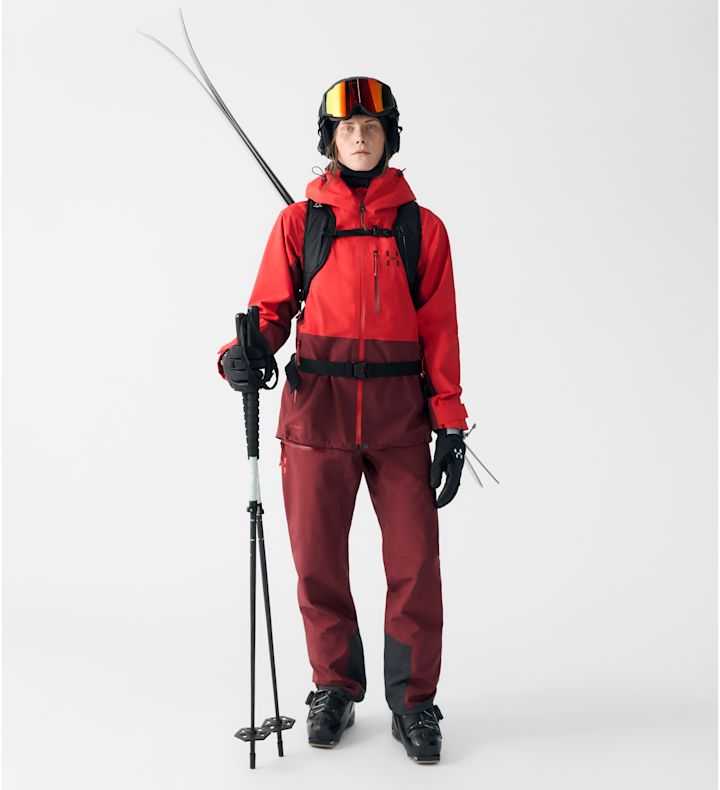 FW25 Alper Proof Red Jacket model