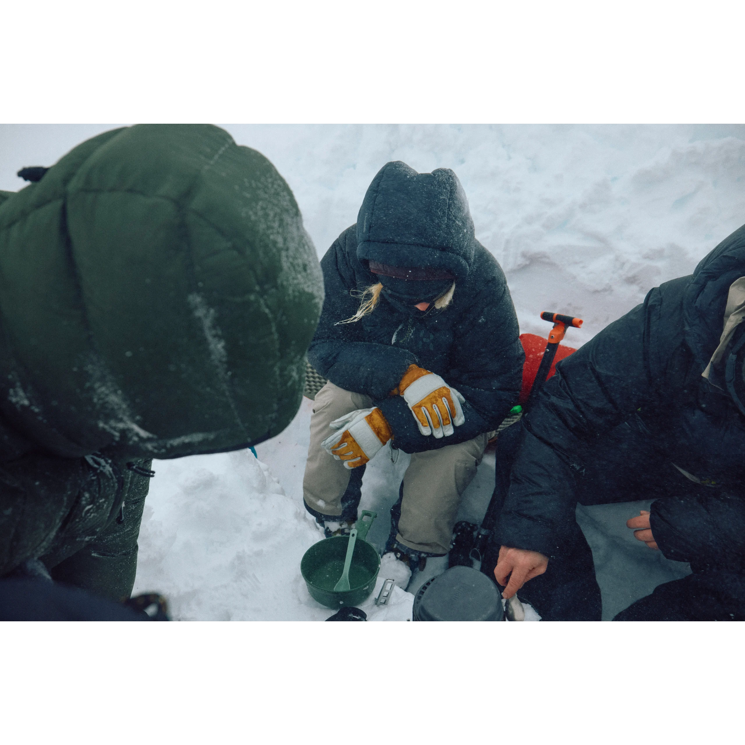 Haglöfs FW26 Insulation | Warmth is everything Cooking food in a snowstorm