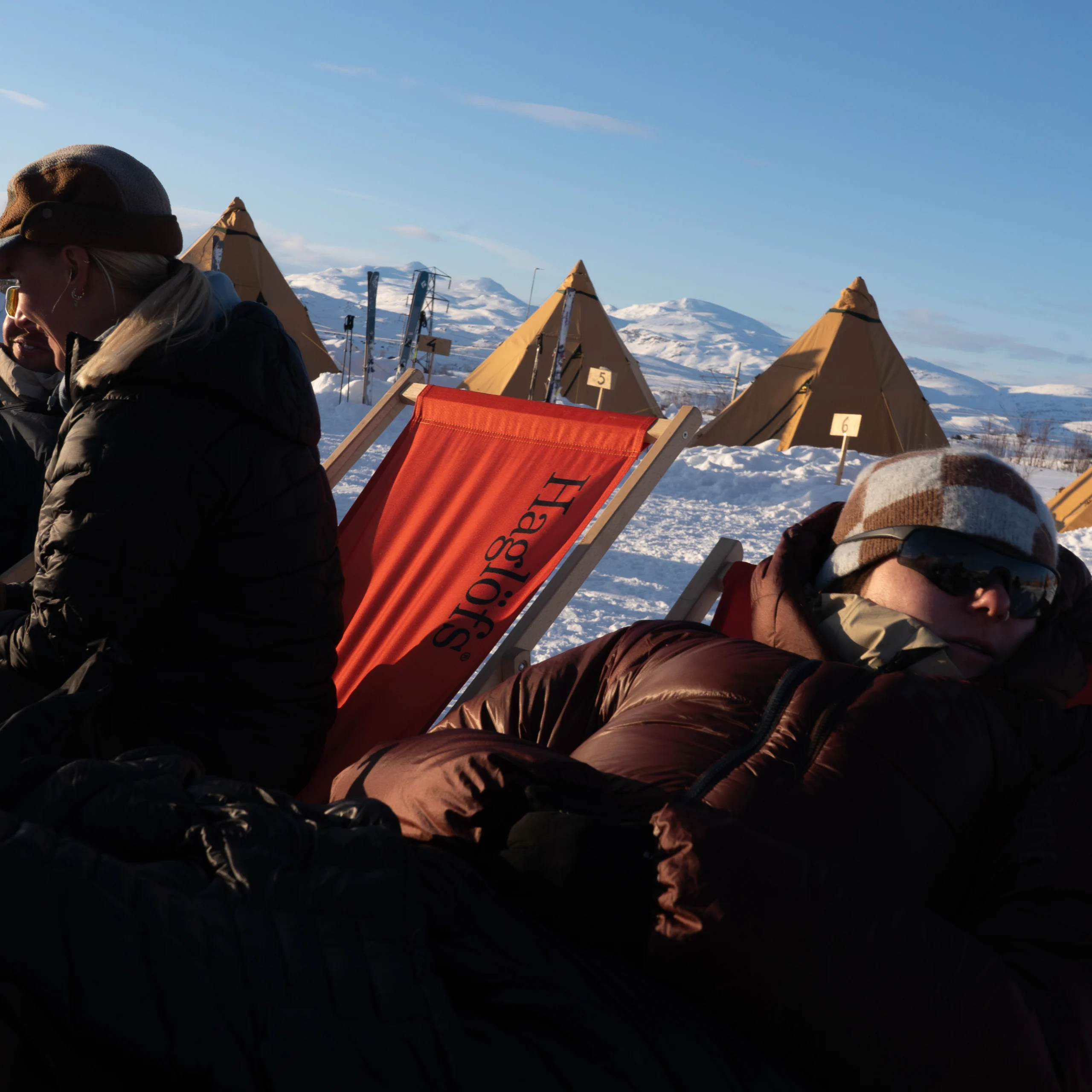 Haglöfs SS27 Ski camp Life in the camp