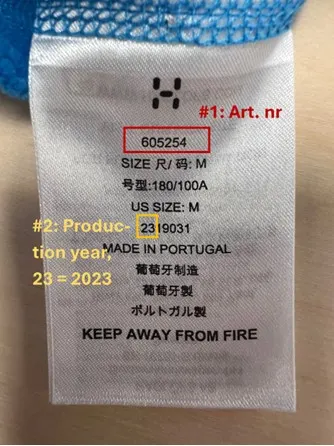 Haglöfs Notice board PFAS detected in materials intended to be PFAS-free