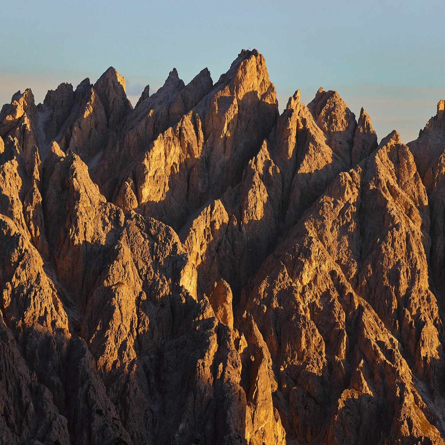 Mountain in the sunrise