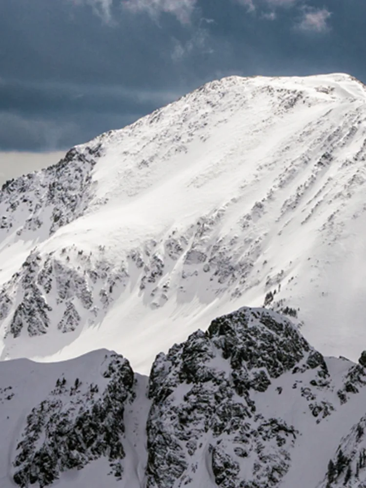 Big snowcovered mountain