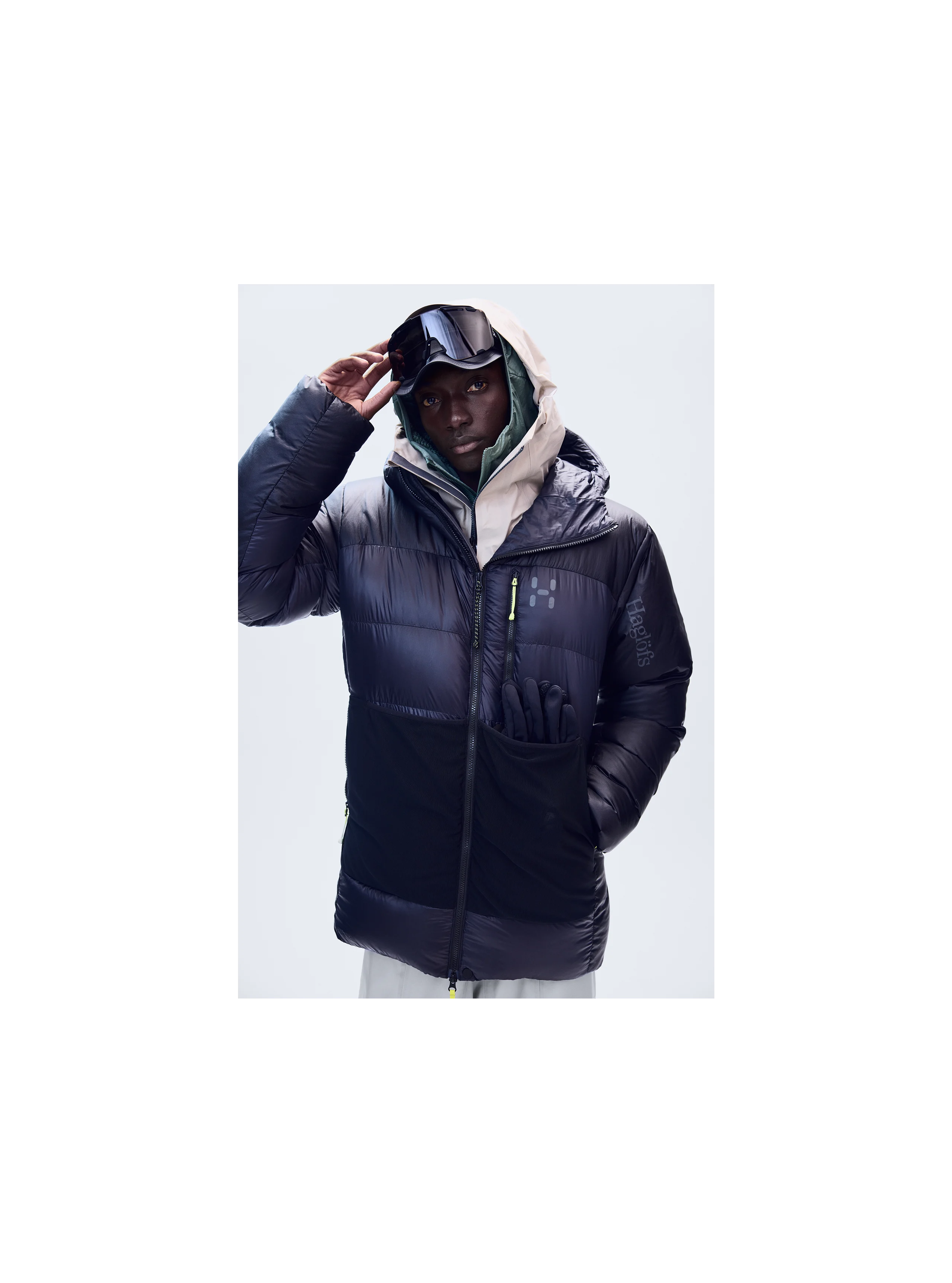 Haglöfs Lookbook | Fall/Winter Nallo Touring Down Hood Men