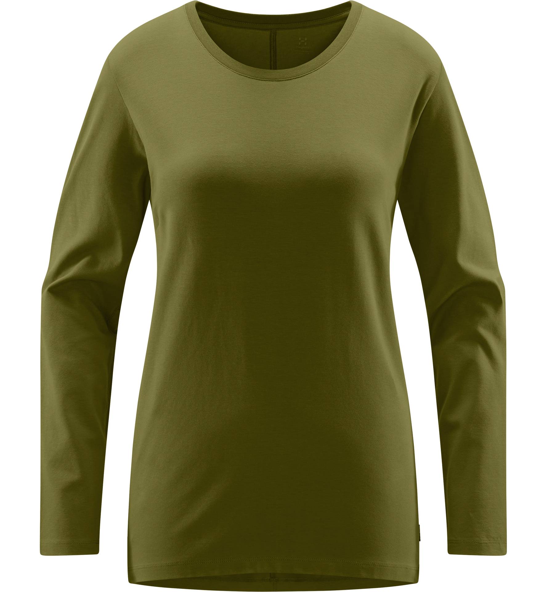 Curious Long Sleeve Tee Women Olive Green