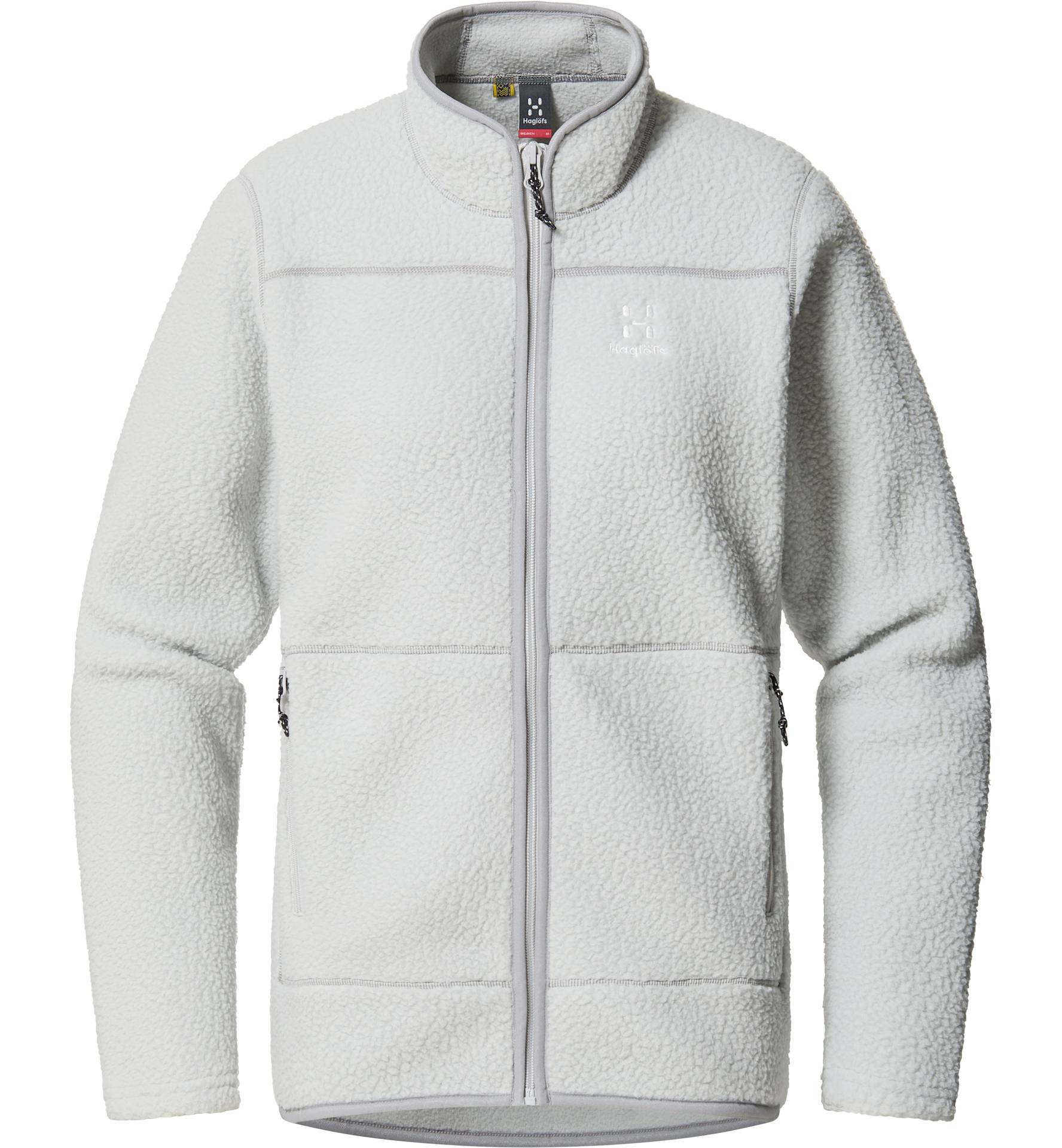 Mossa Pile Jacket Women Stone Grey Melange