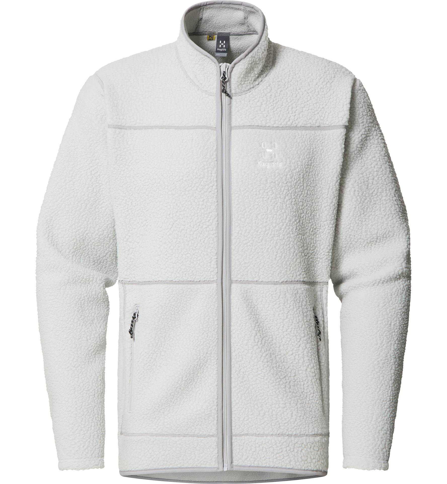 Mossa Pile Jacket Men Stone Grey Melange