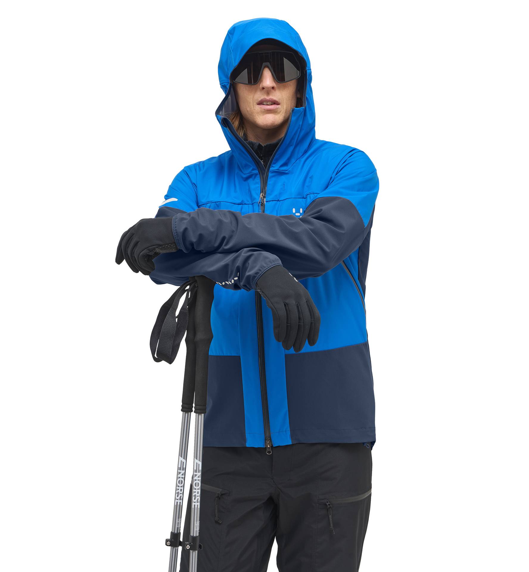 L.I.M Hybrid Touring Hood Men Electric Blue/Tarn Blue