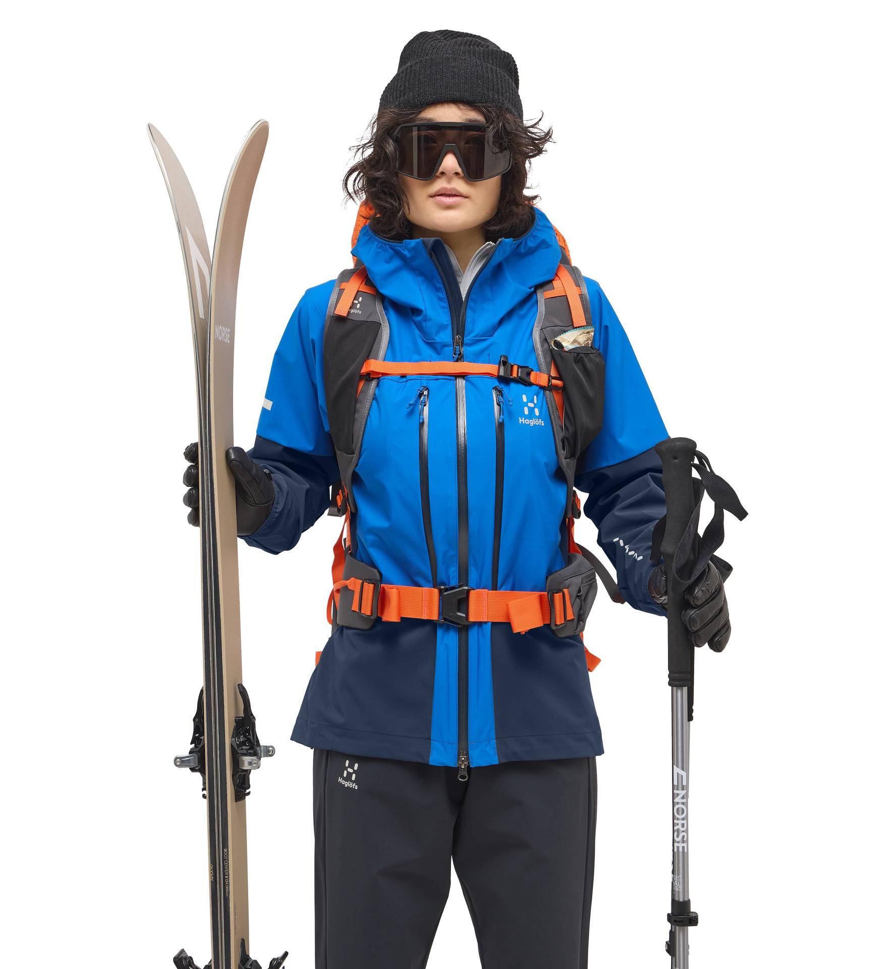 L.I.M Hybrid Touring Hood Women Electric Blue/Tarn Blue