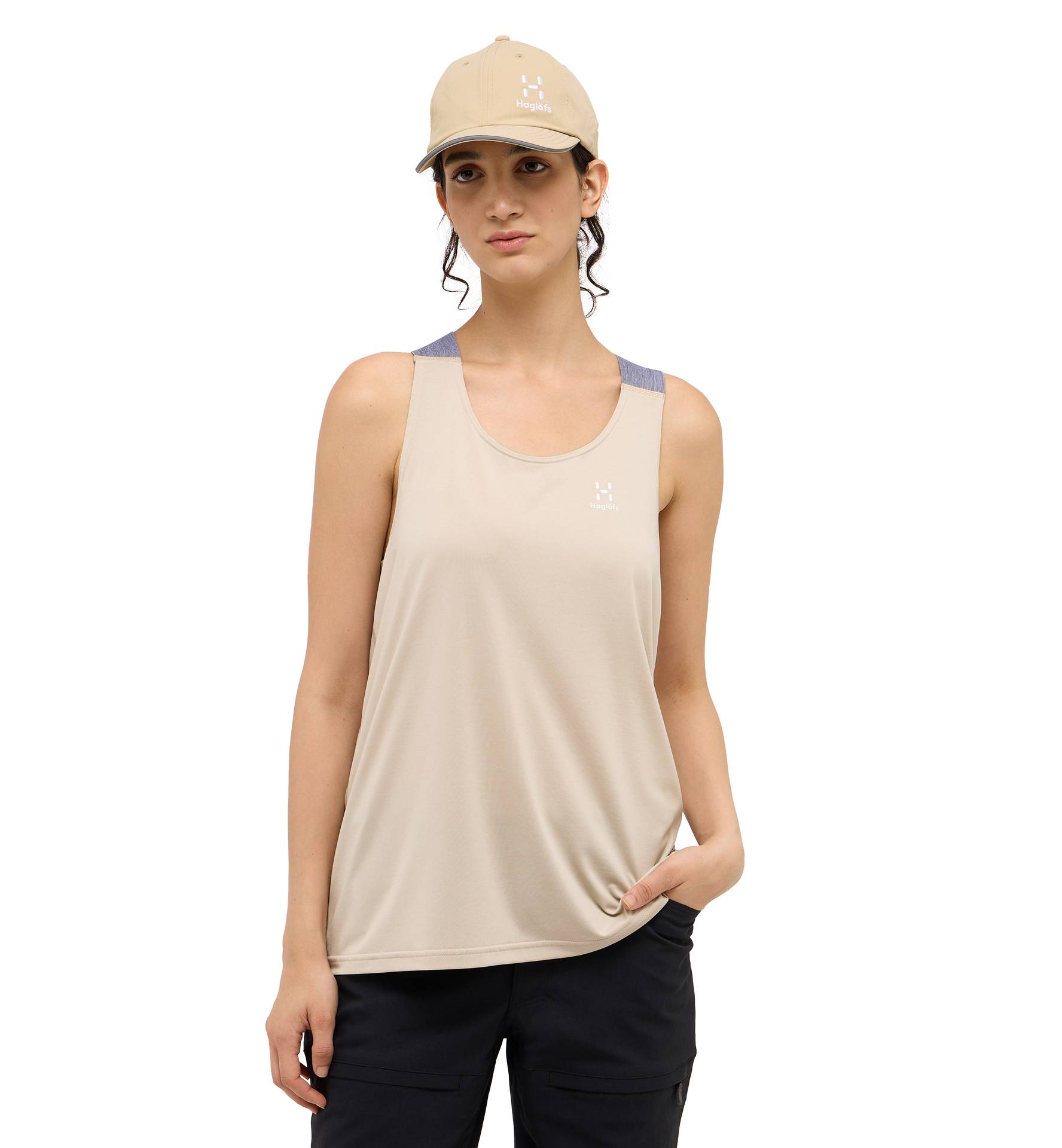 Ridge Tank Women Chalk Beige