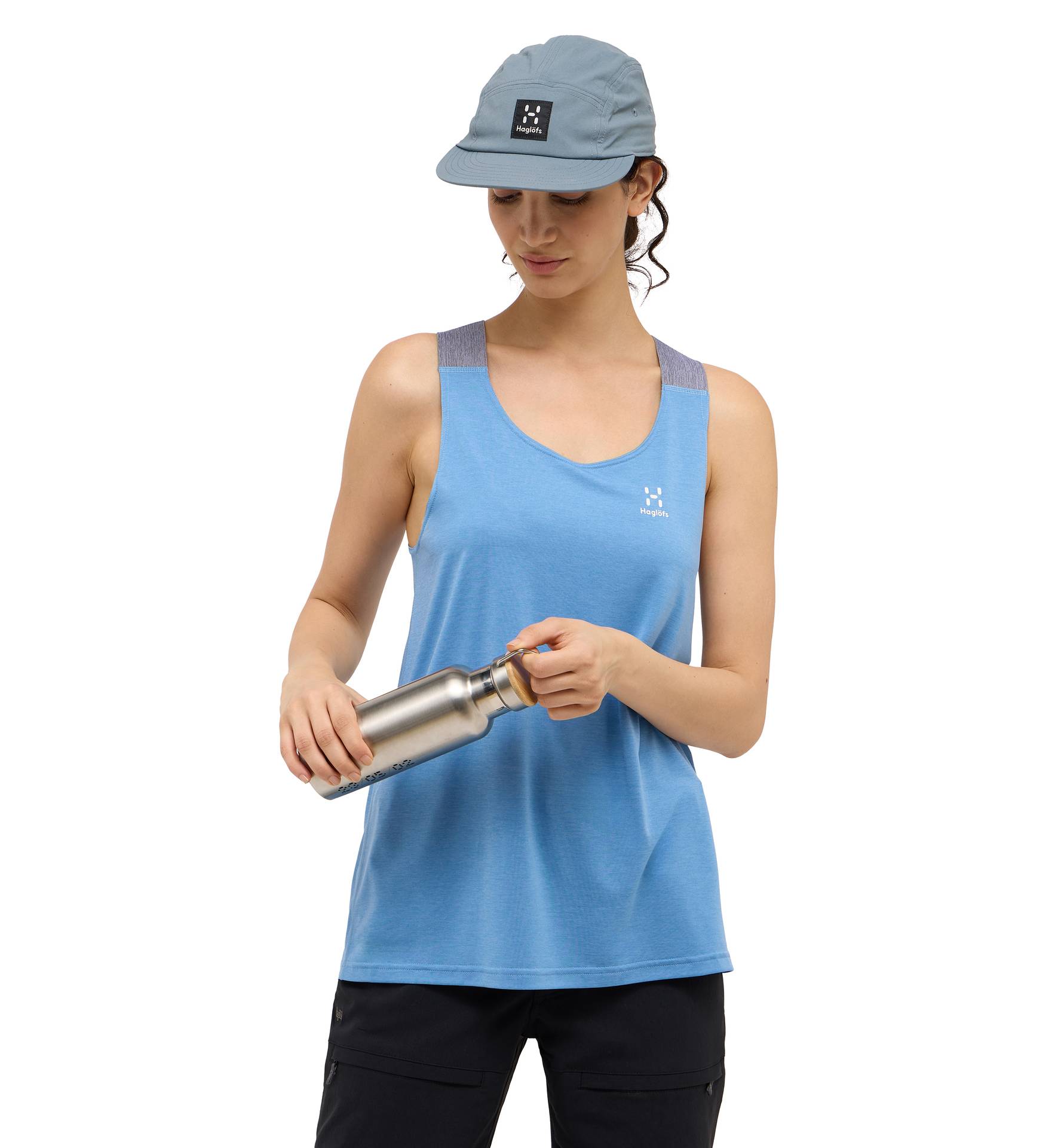 Ridge Tank Women Sky Blue