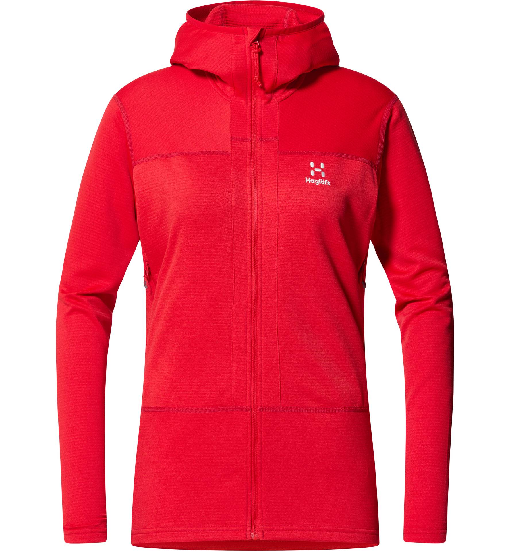 ROC Flash Mid Hood Women Bright Red