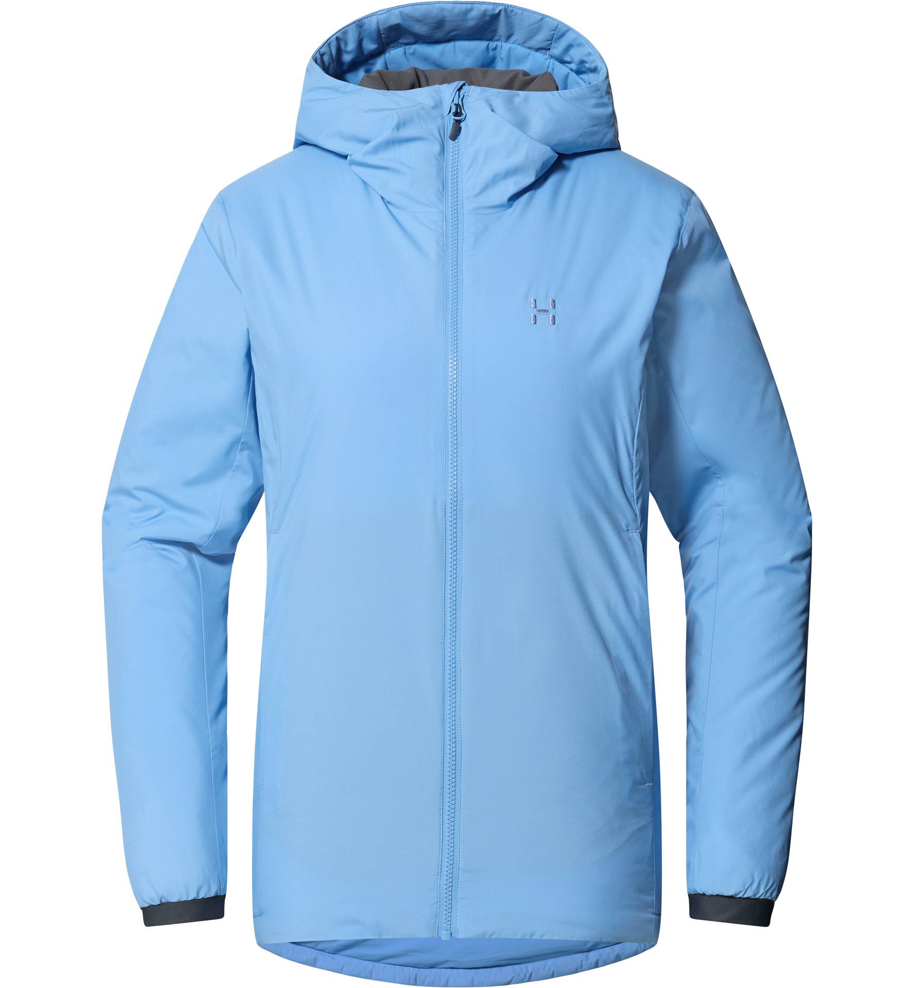 Mimic Alert Hood Women Sky Blue