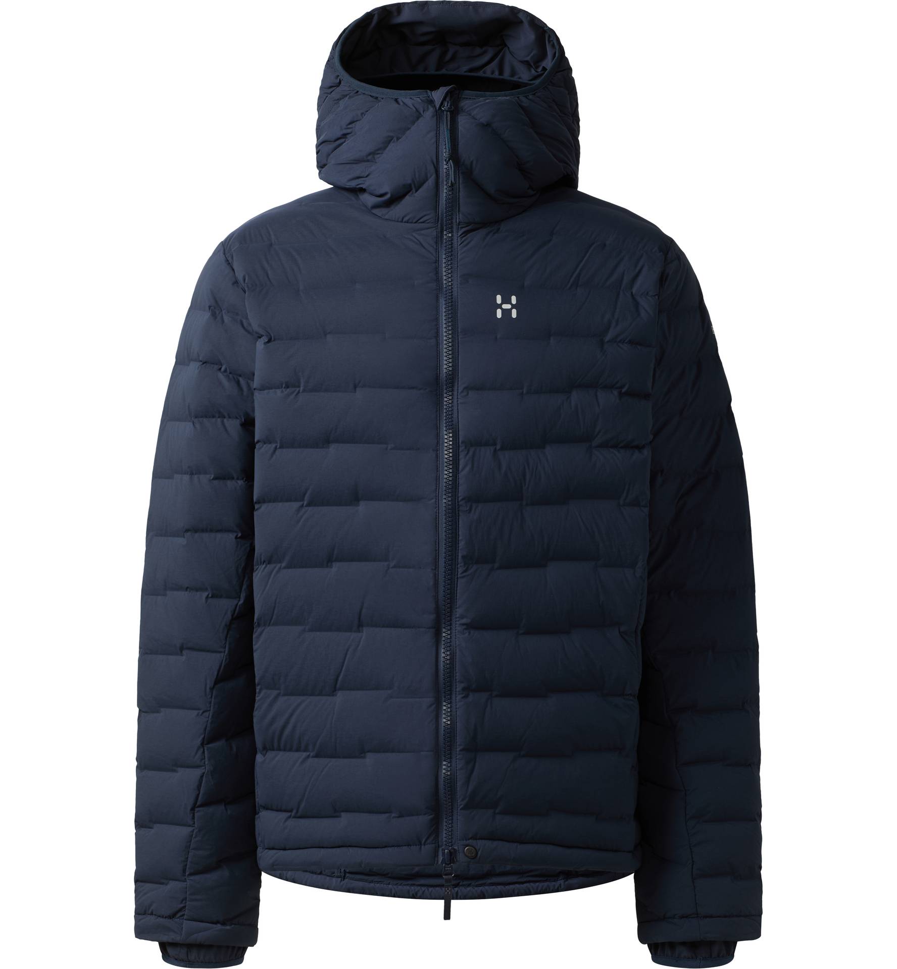 Spitz Down Hood Men Tarn Blue