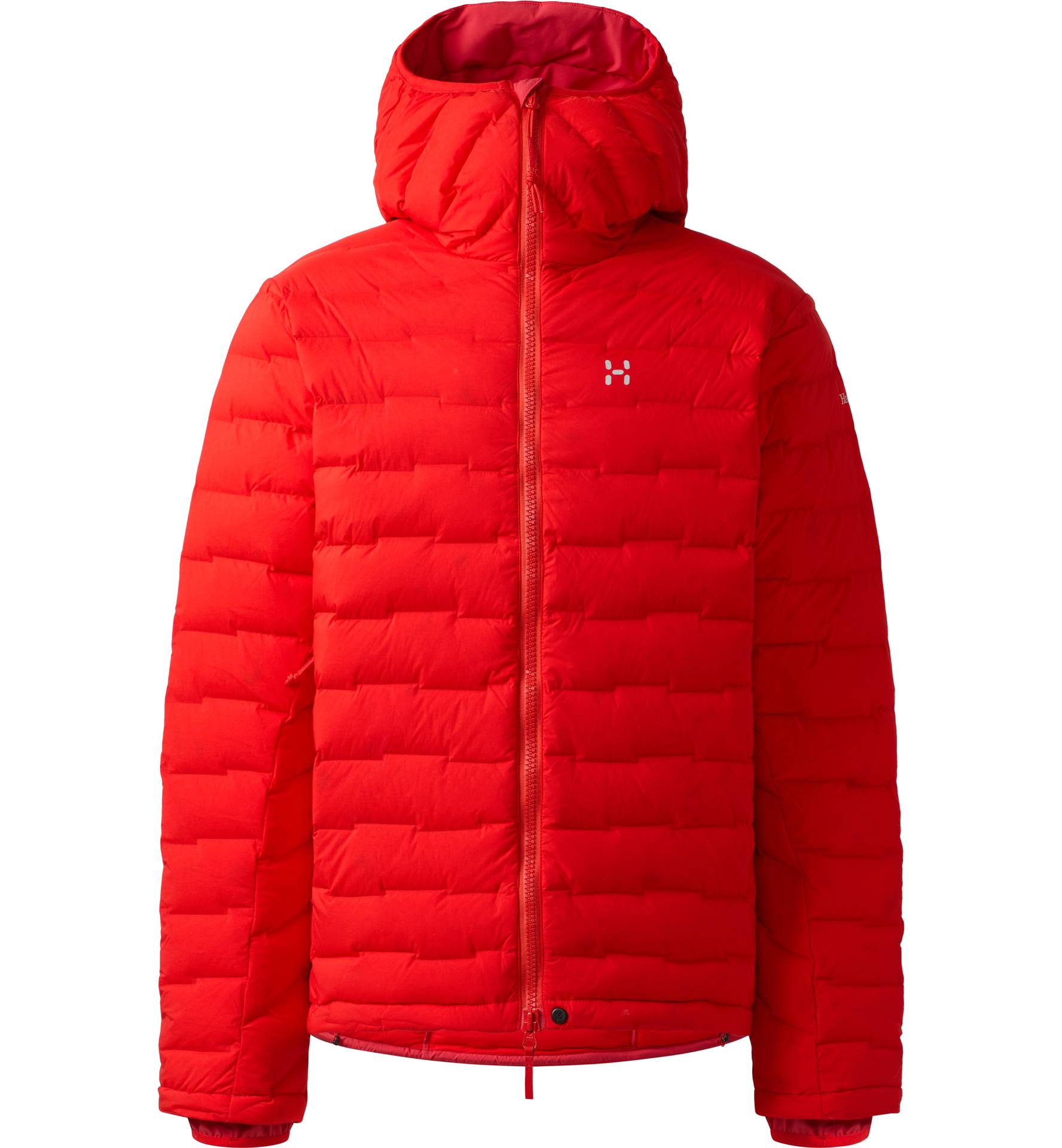 Spitz Down Hood Men Tech Red