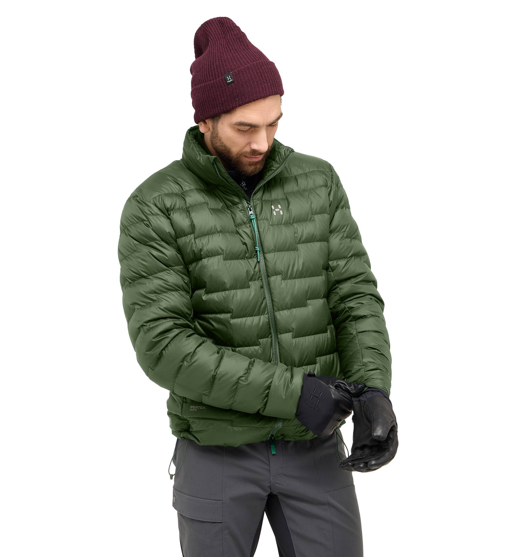 ROC Flash Down Jacket Men Seaweed Green