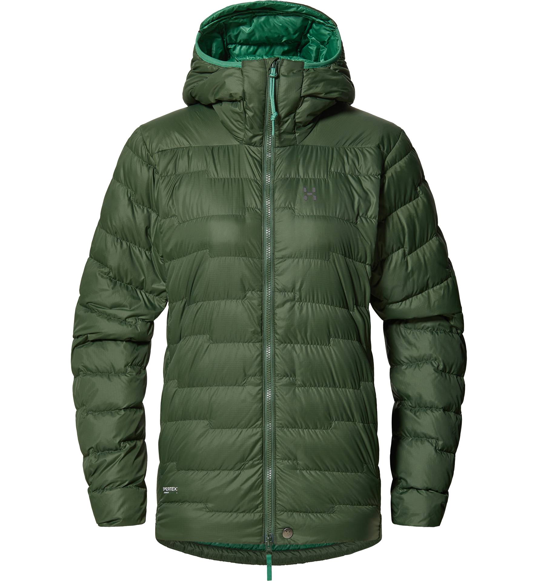 ROC Flash Down Hood Women Seaweed Green