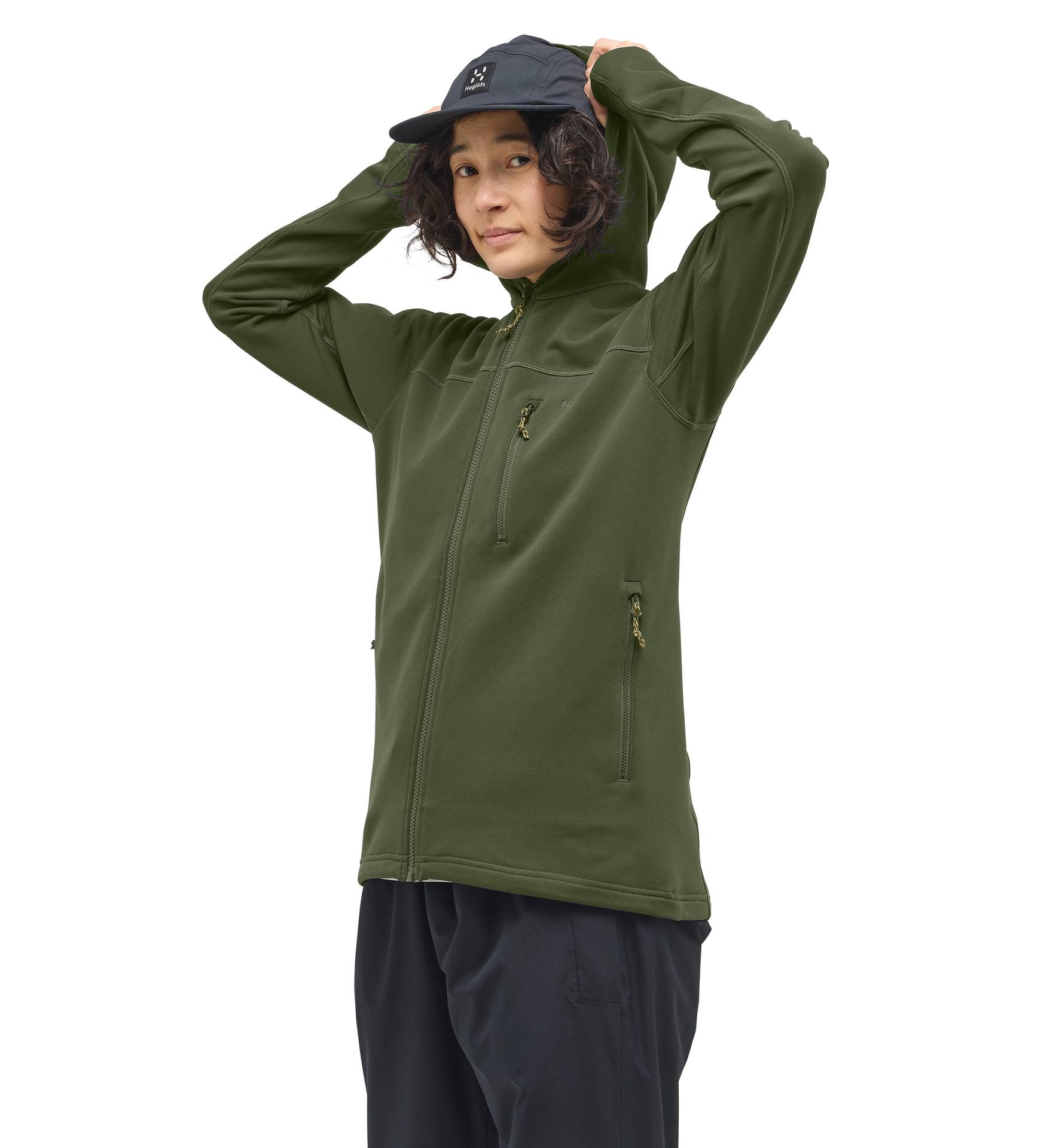 Rosson Mid Hood Women Seaweed Green