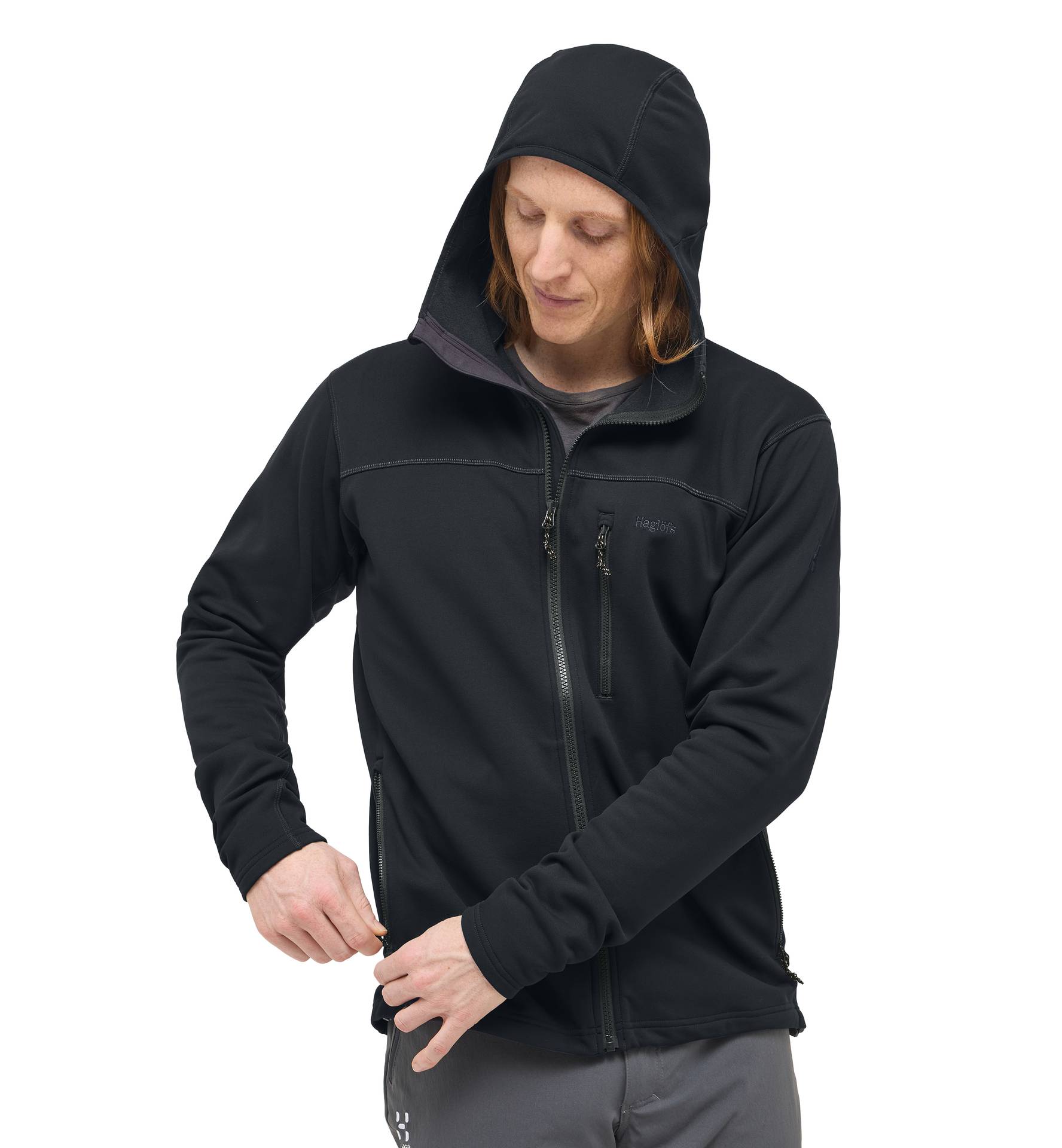 Rosson Mid Hood Men True Black